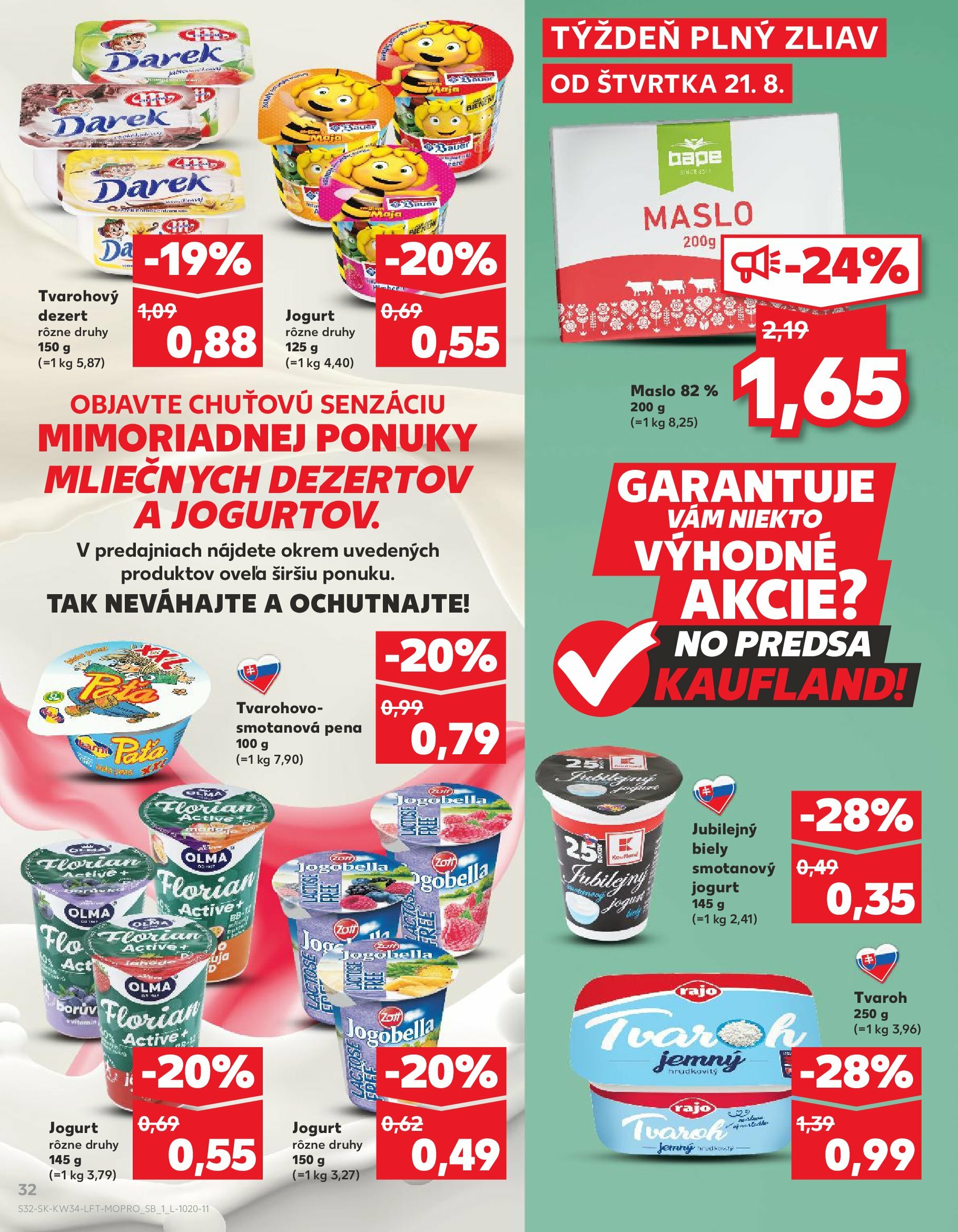 kaufland - Leták Kaufland platný od 21.08. do 27.08. - page: 32 kaufland - Leták Kaufland platný od 21.08. do 27.08. - page: 32