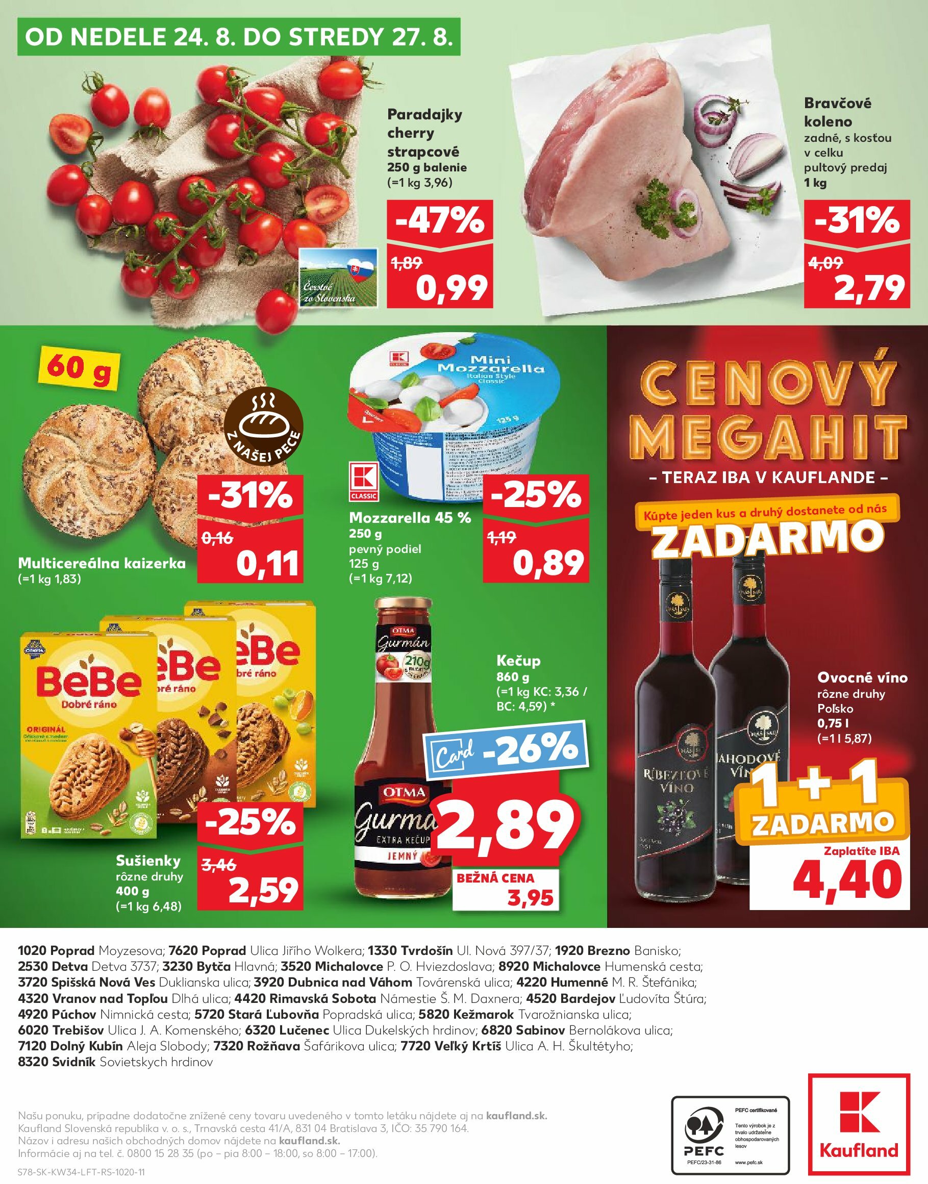 kaufland - Leták Kaufland platný od 21.08. do 27.08. - page: 78 kaufland - Leták Kaufland platný od 21.08. do 27.08. - page: 78
