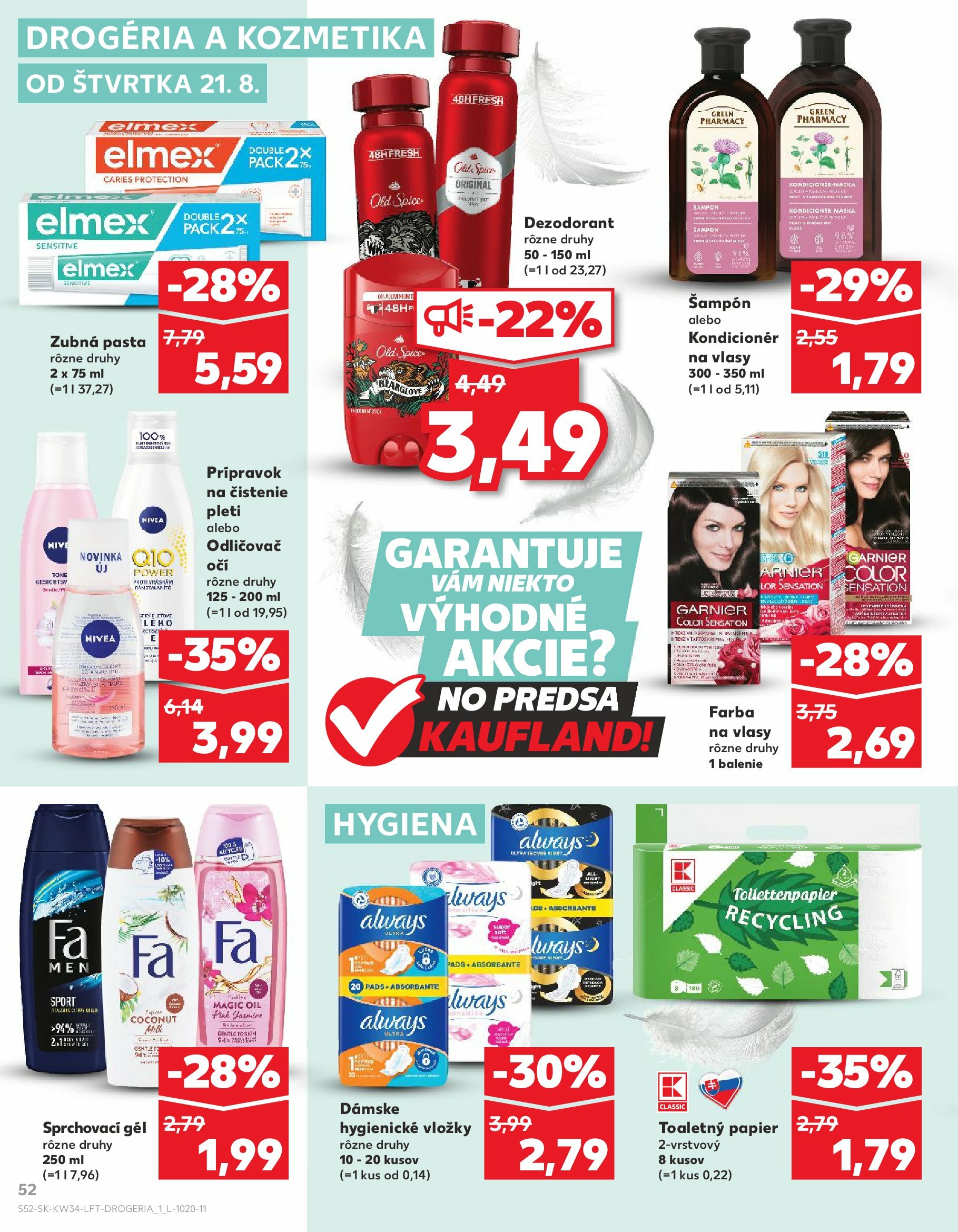 kaufland - Leták Kaufland platný od 21.08. do 27.08. - page: 52 kaufland - Leták Kaufland platný od 21.08. do 27.08. - page: 52