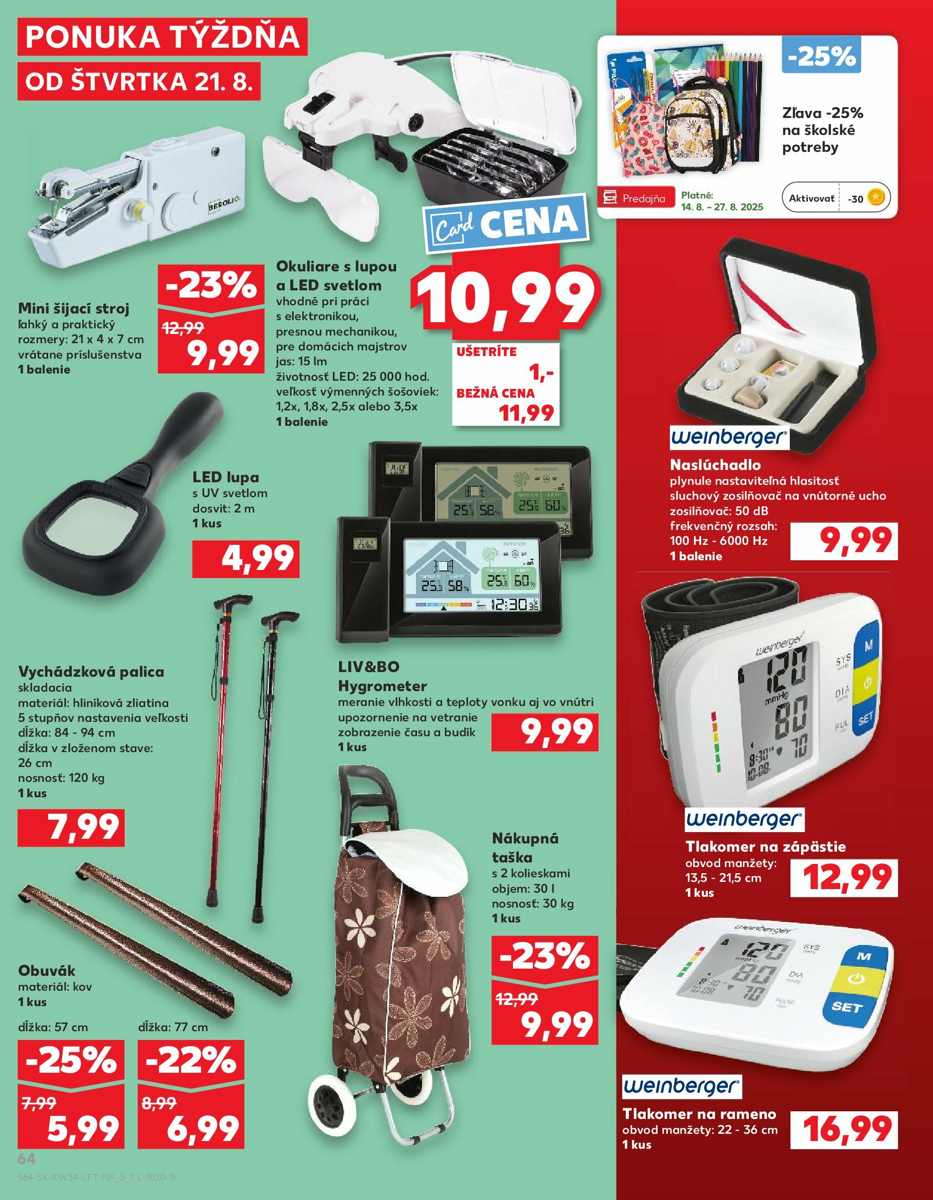 kaufland - Leták Kaufland platný od 21.08. do 27.08. - page: 64 kaufland - Leták Kaufland platný od 21.08. do 27.08. - page: 64