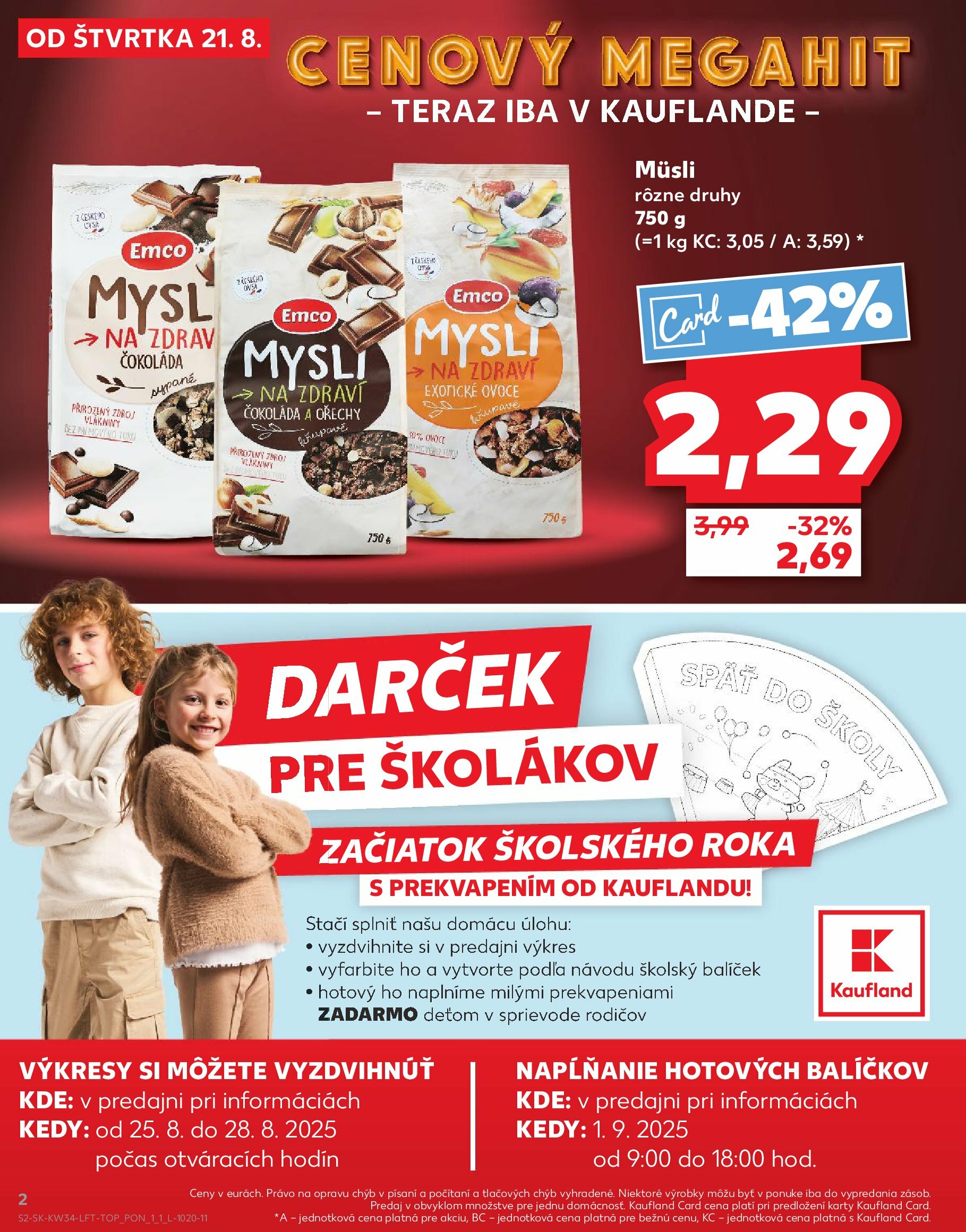 kaufland - Leták Kaufland platný od 21.08. do 27.08. - page: 2 kaufland - Leták Kaufland platný od 21.08. do 27.08. - page: 2