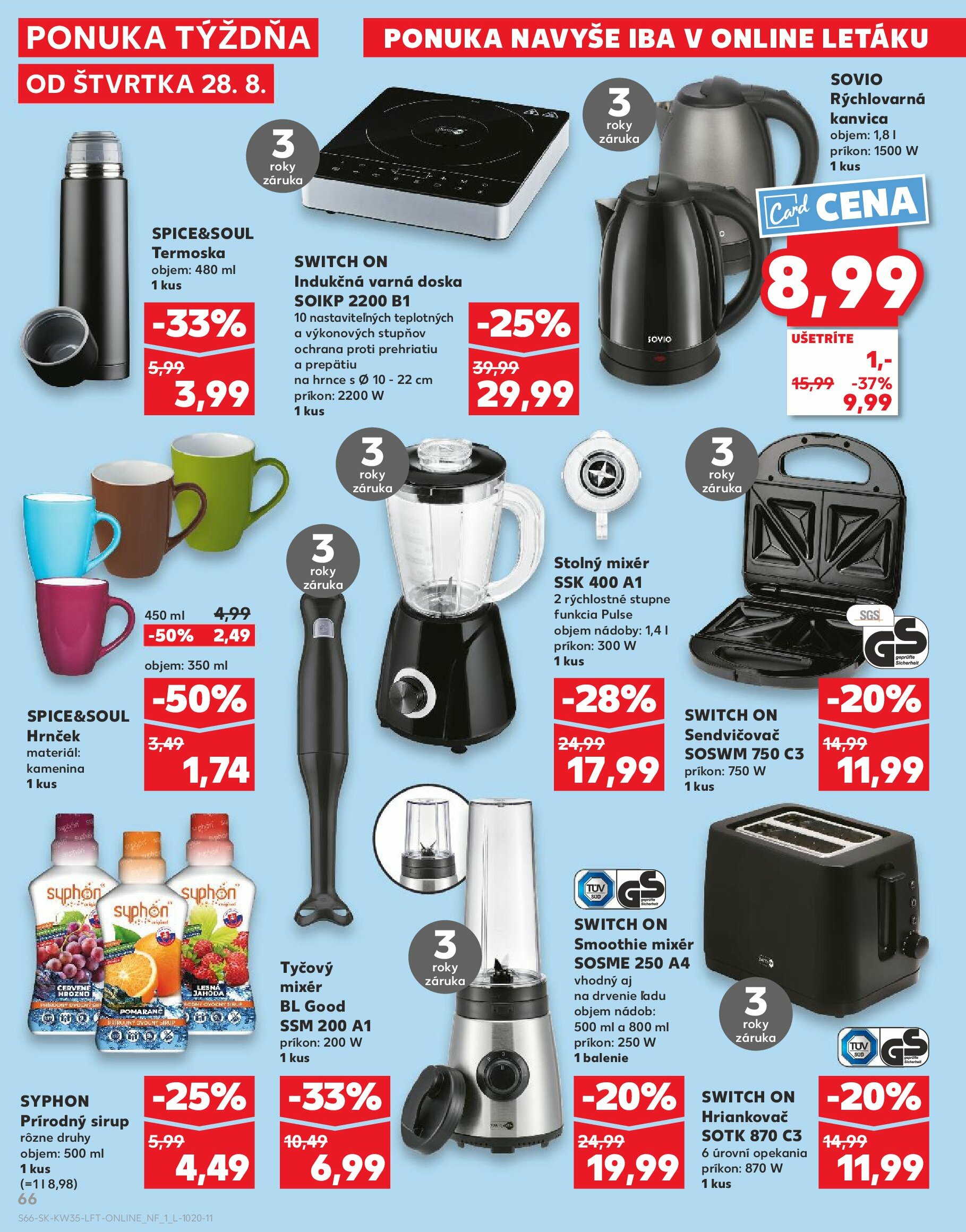 kaufland - Leták Kaufland platný od 28.08. do 03.09. - page: 66 kaufland - Leták Kaufland platný od 28.08. do 03.09. - page: 66