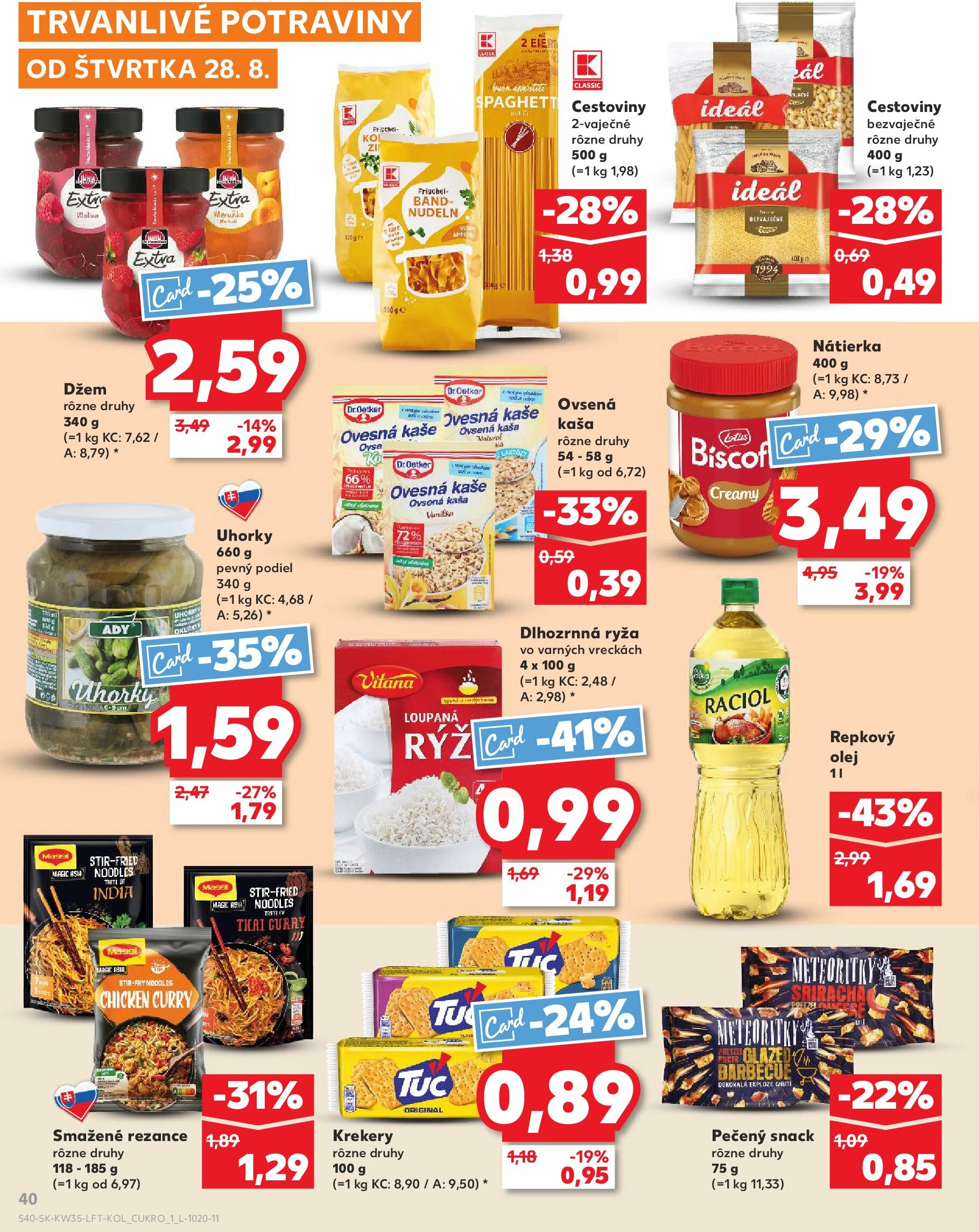 kaufland - Leták Kaufland platný od 28.08. do 03.09. - page: 40 kaufland - Leták Kaufland platný od 28.08. do 03.09. - page: 40