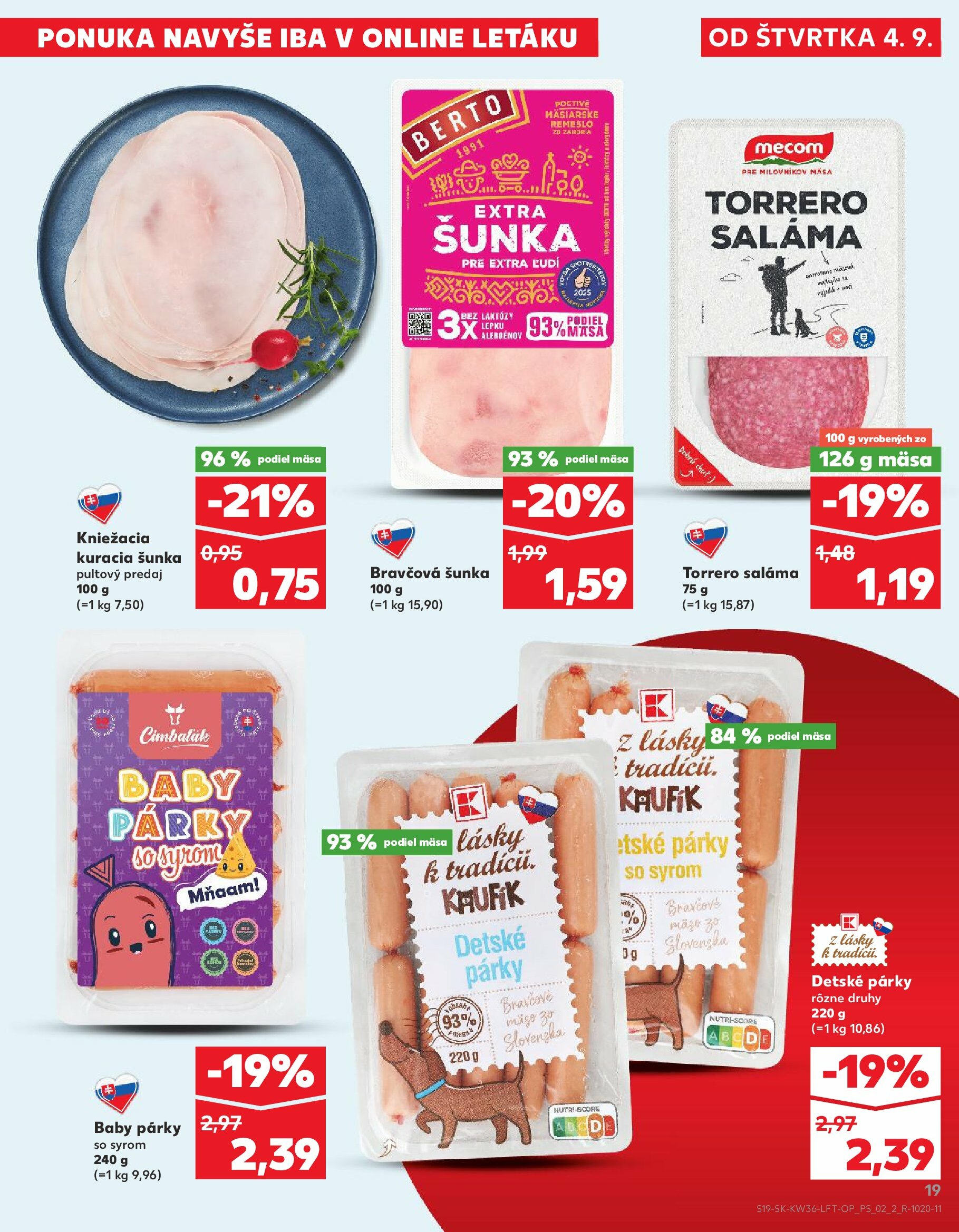 kaufland - Leták Kaufland platný od 04.09. do 10.09. - page: 19