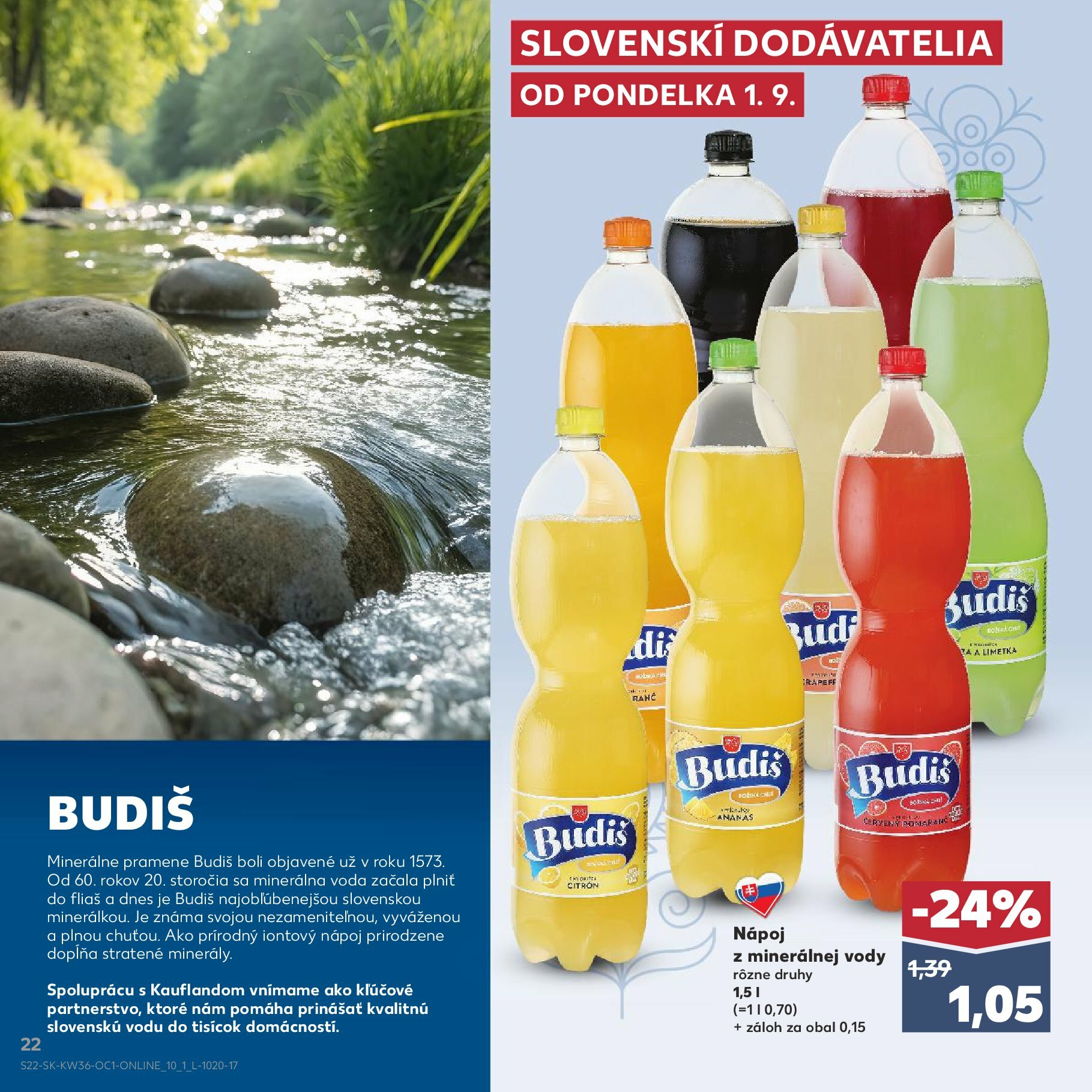 kaufland - Leták Kaufland - Z lásky k Slovensku platný od 01.09. do 30.09. - page: 22