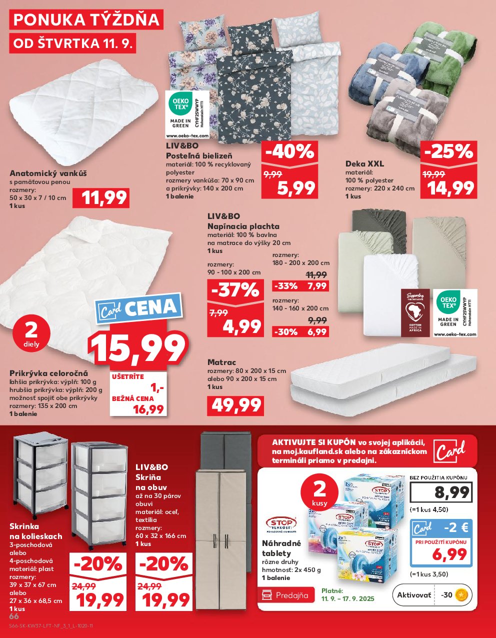 kaufland - Leták Kaufland platný od 11.09. do 17.09. - page: 66