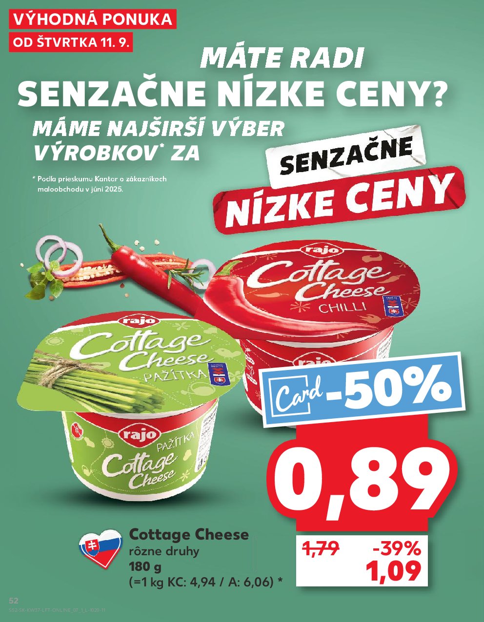 kaufland - Leták Kaufland platný od 11.09. do 17.09. - page: 52