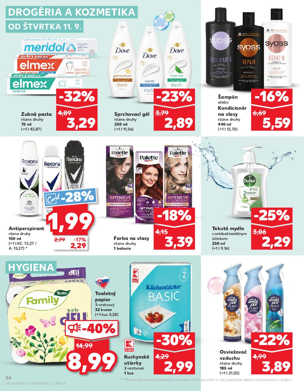 kaufland - Leták Kaufland platný od 11.09. do 17.09. - page: 56