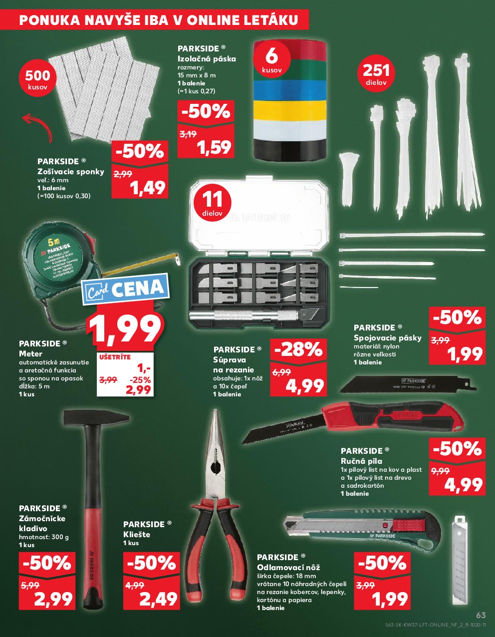 kaufland - Leták Kaufland platný od 11.09. do 17.09. - page: 63