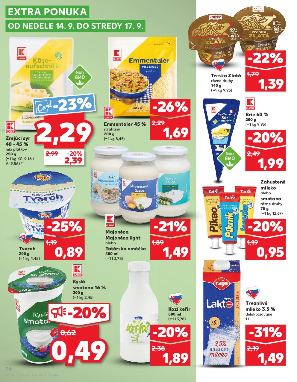 kaufland - Leták Kaufland platný od 11.09. do 17.09. - page: 74
