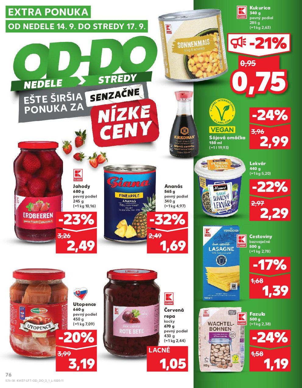 kaufland - Leták Kaufland platný od 11.09. do 17.09. - page: 76
