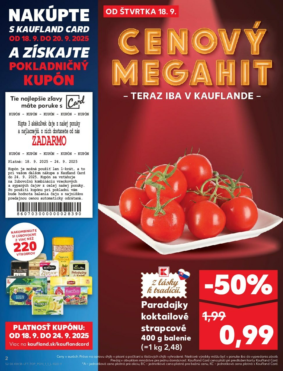 kaufland - Leták Kaufland platný od 18.09. do 24.09. - page: 2