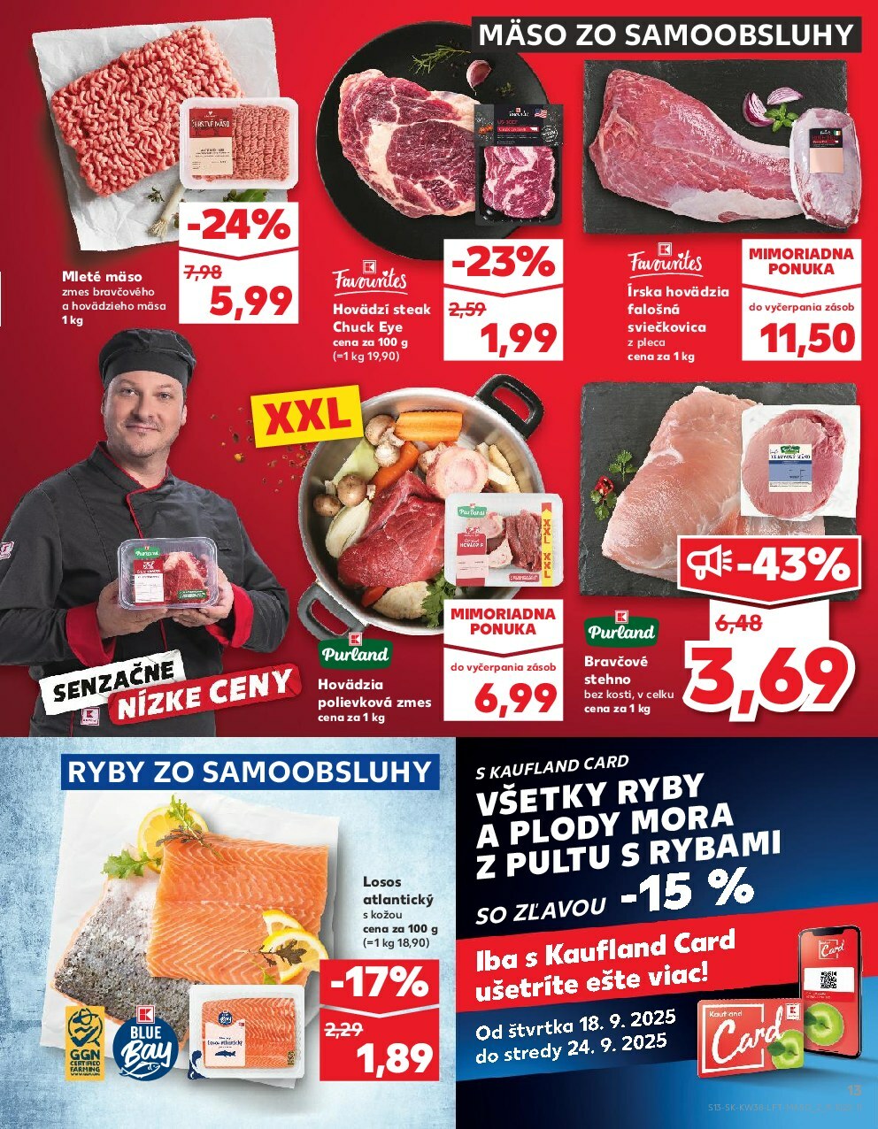 kaufland - Leták Kaufland platný od 18.09. do 24.09. - page: 13