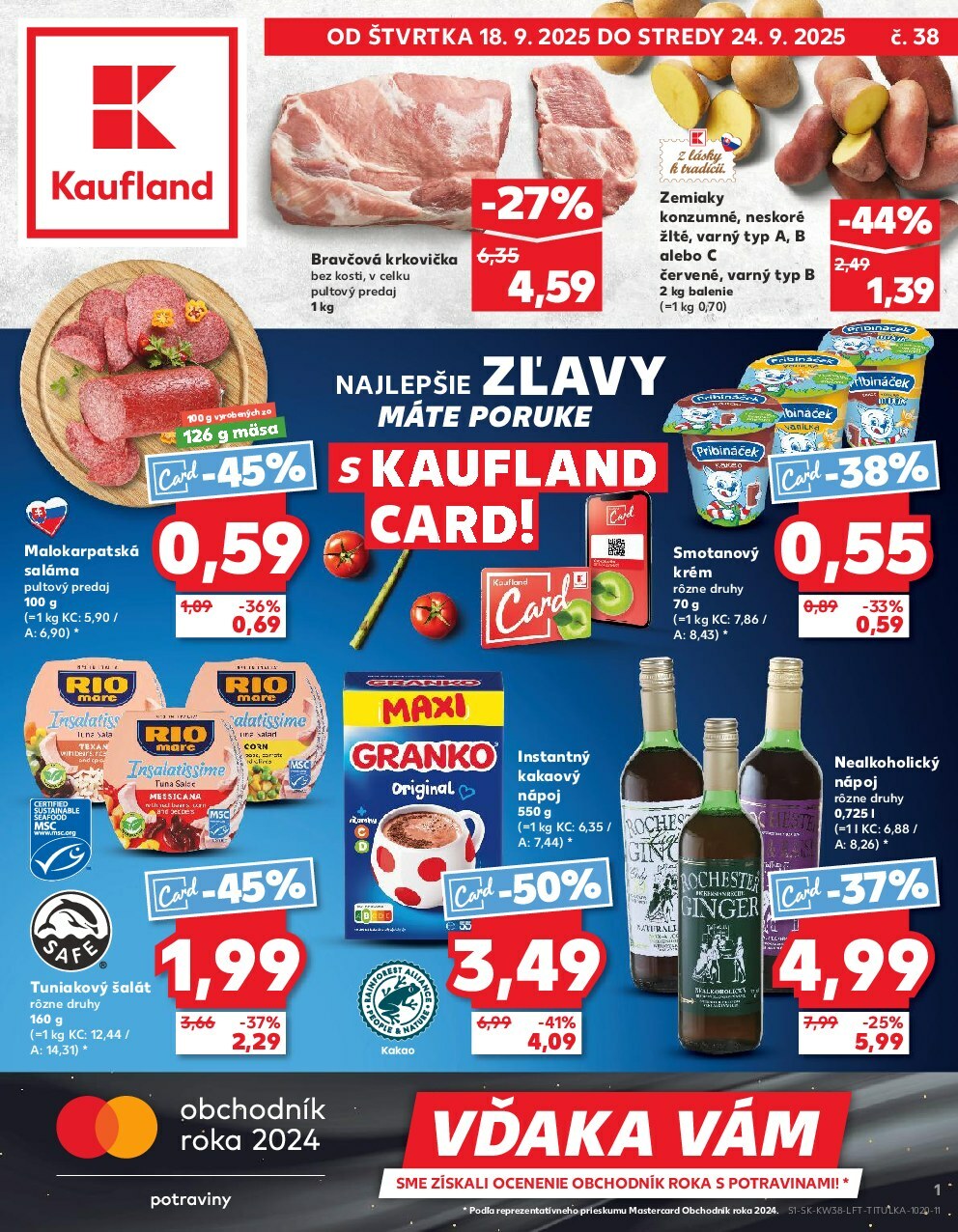 kaufland - Leták Kaufland platný od 18.09. do 24.09.