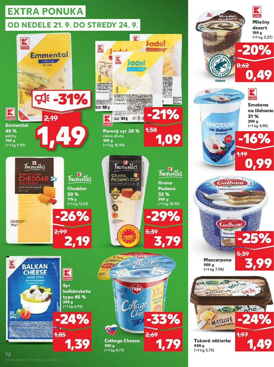 kaufland - Leták Kaufland platný od 18.09. do 24.09. - page: 72