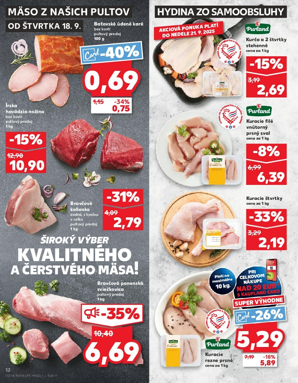 kaufland - Leták Kaufland platný od 18.09. do 24.09. - page: 12