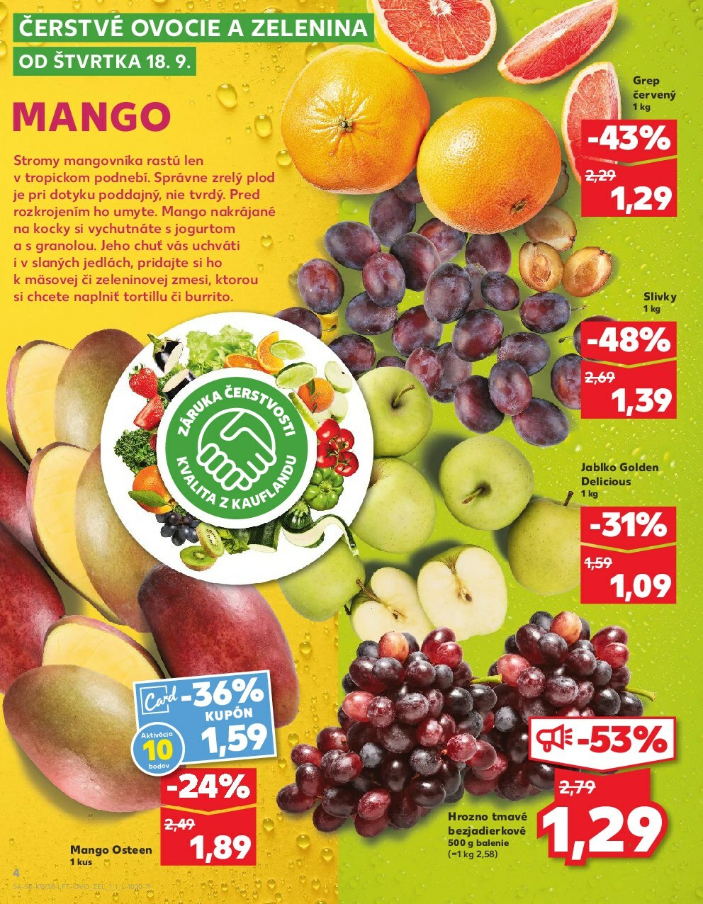 kaufland - Leták Kaufland platný od 18.09. do 24.09. - page: 4