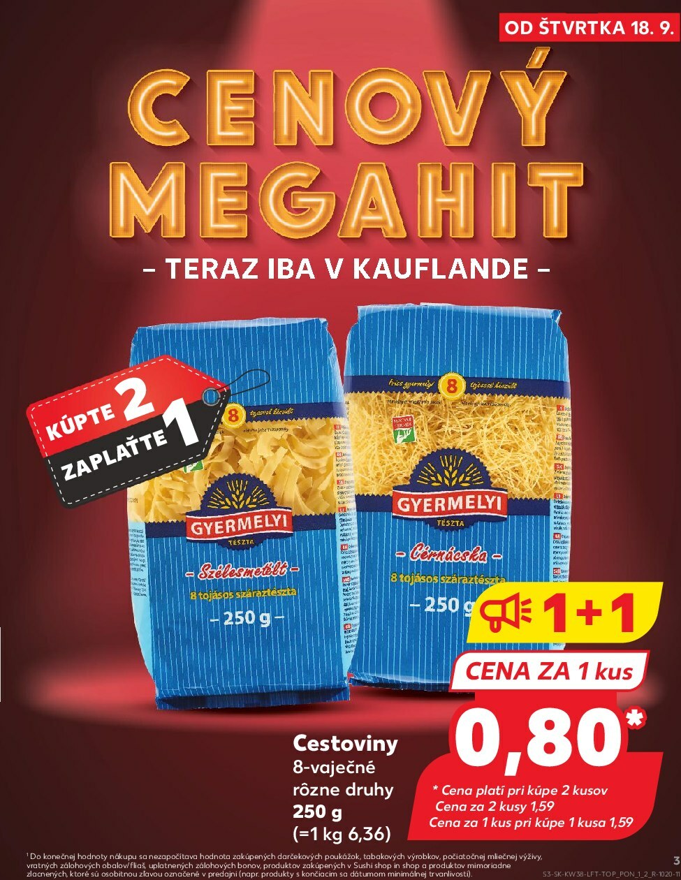 kaufland - Leták Kaufland platný od 18.09. do 24.09. - page: 3