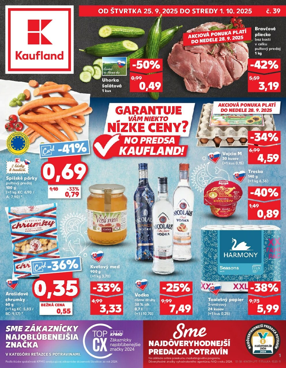 kaufland - Leták Kaufland platný od 25.09. do 01.10.
