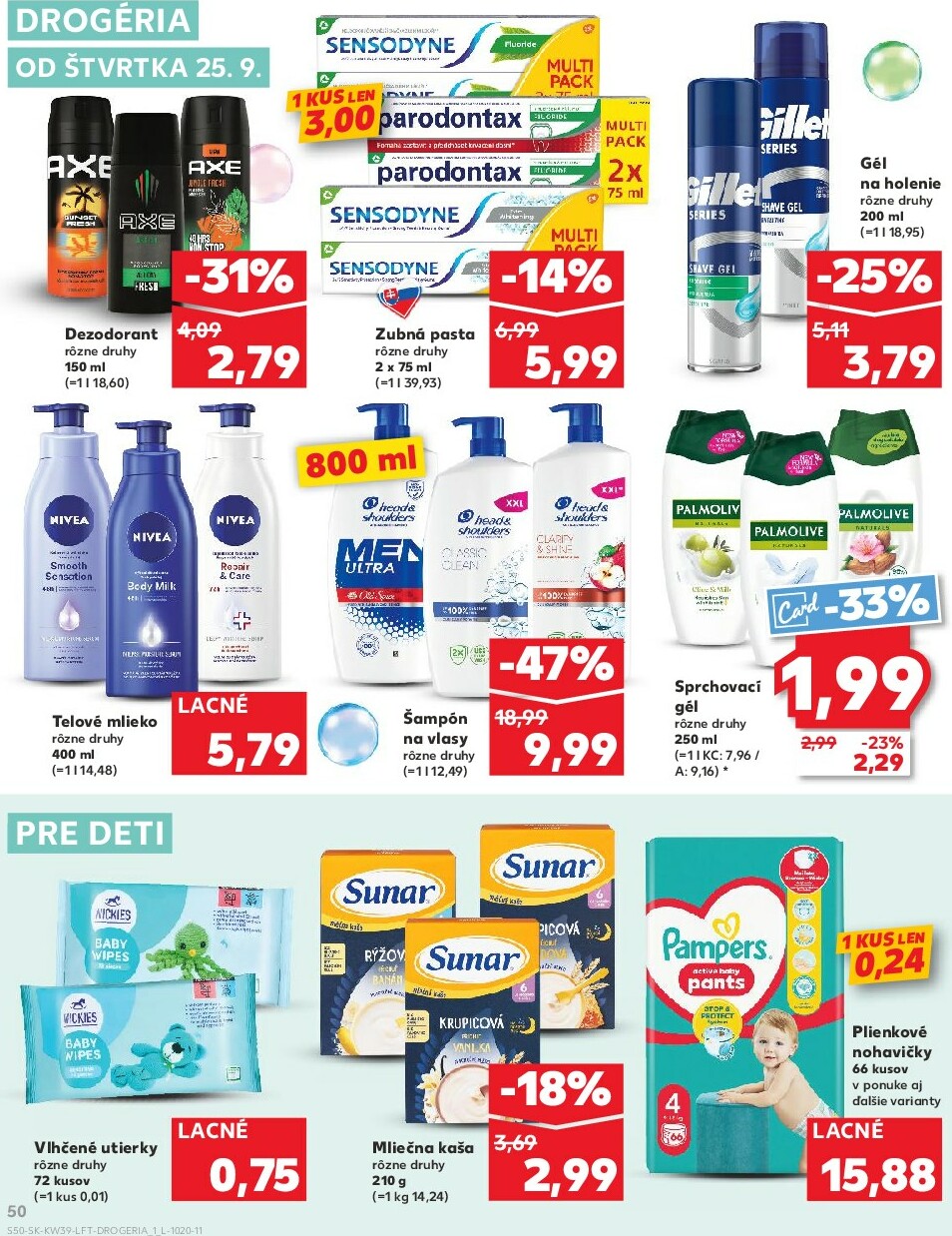 kaufland - Leták Kaufland platný od 25.09. do 01.10. - page: 50