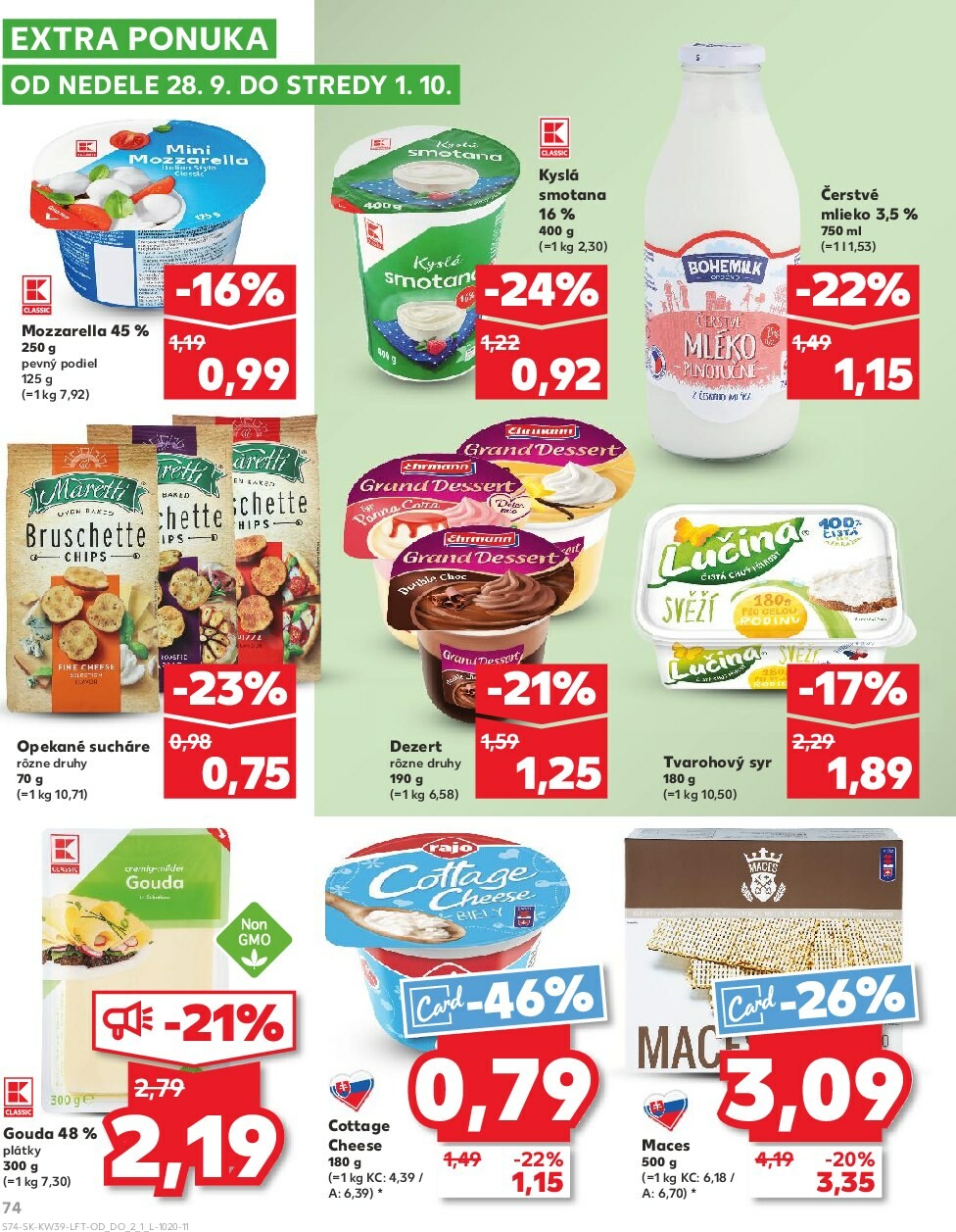 kaufland - Leták Kaufland platný od 25.09. do 01.10. - page: 74