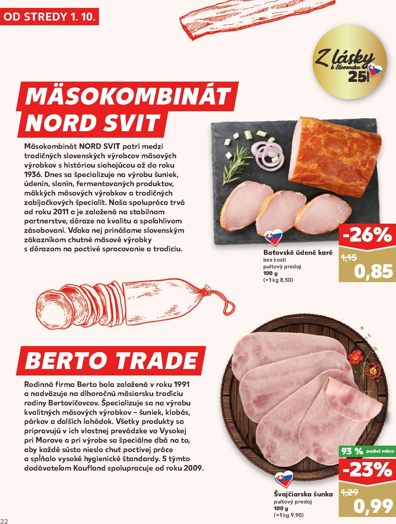 kaufland - Leták Kaufland - Najširší výber značkových výrobkov platný od 01.10. do 31.10. - page: 22