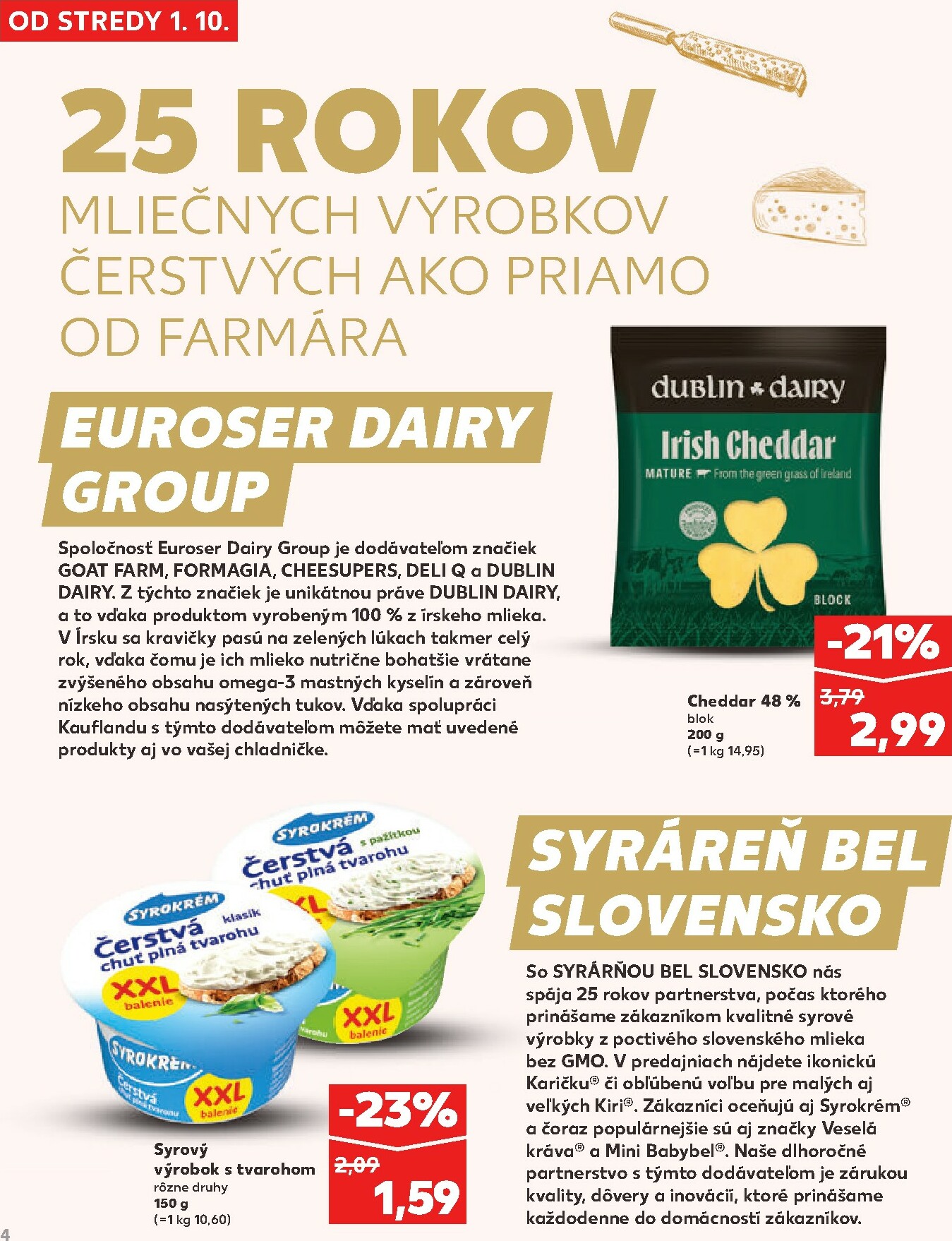 kaufland - Leták Kaufland - Najširší výber značkových výrobkov platný od 01.10. do 31.10. - page: 4