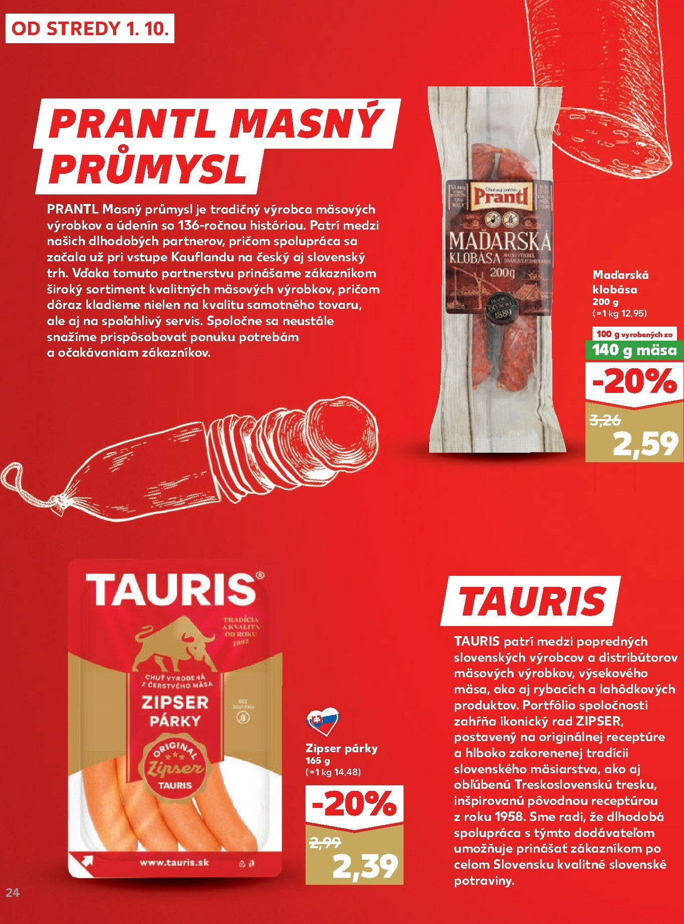 kaufland - Leták Kaufland - Najširší výber značkových výrobkov platný od 01.10. do 31.10. - page: 24