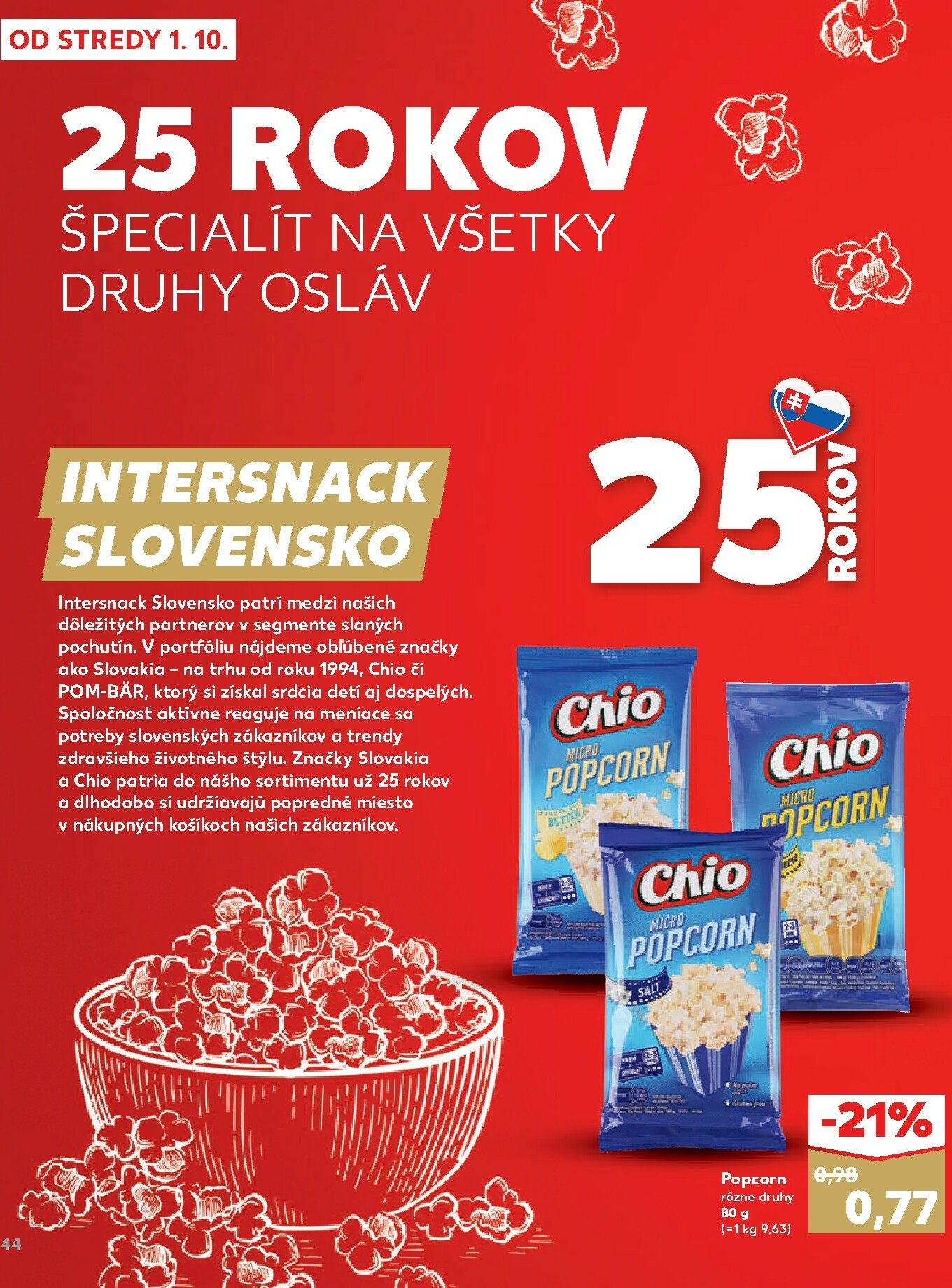kaufland - Leták Kaufland - Najširší výber značkových výrobkov platný od 01.10. do 31.10. - page: 44