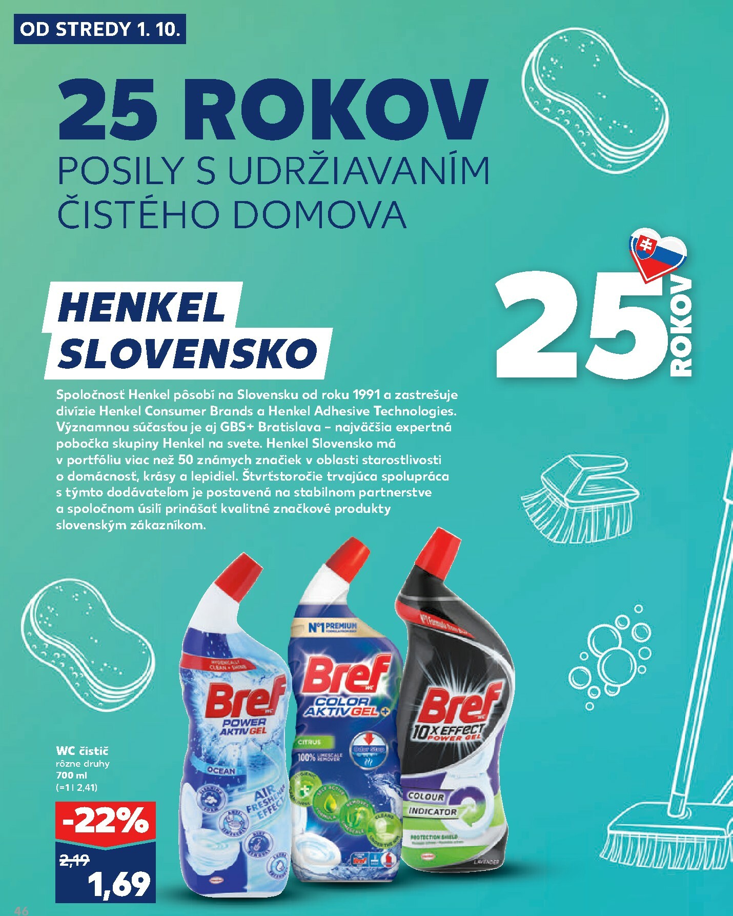kaufland - Leták Kaufland - Najširší výber značkových výrobkov platný od 01.10. do 31.10. - page: 46