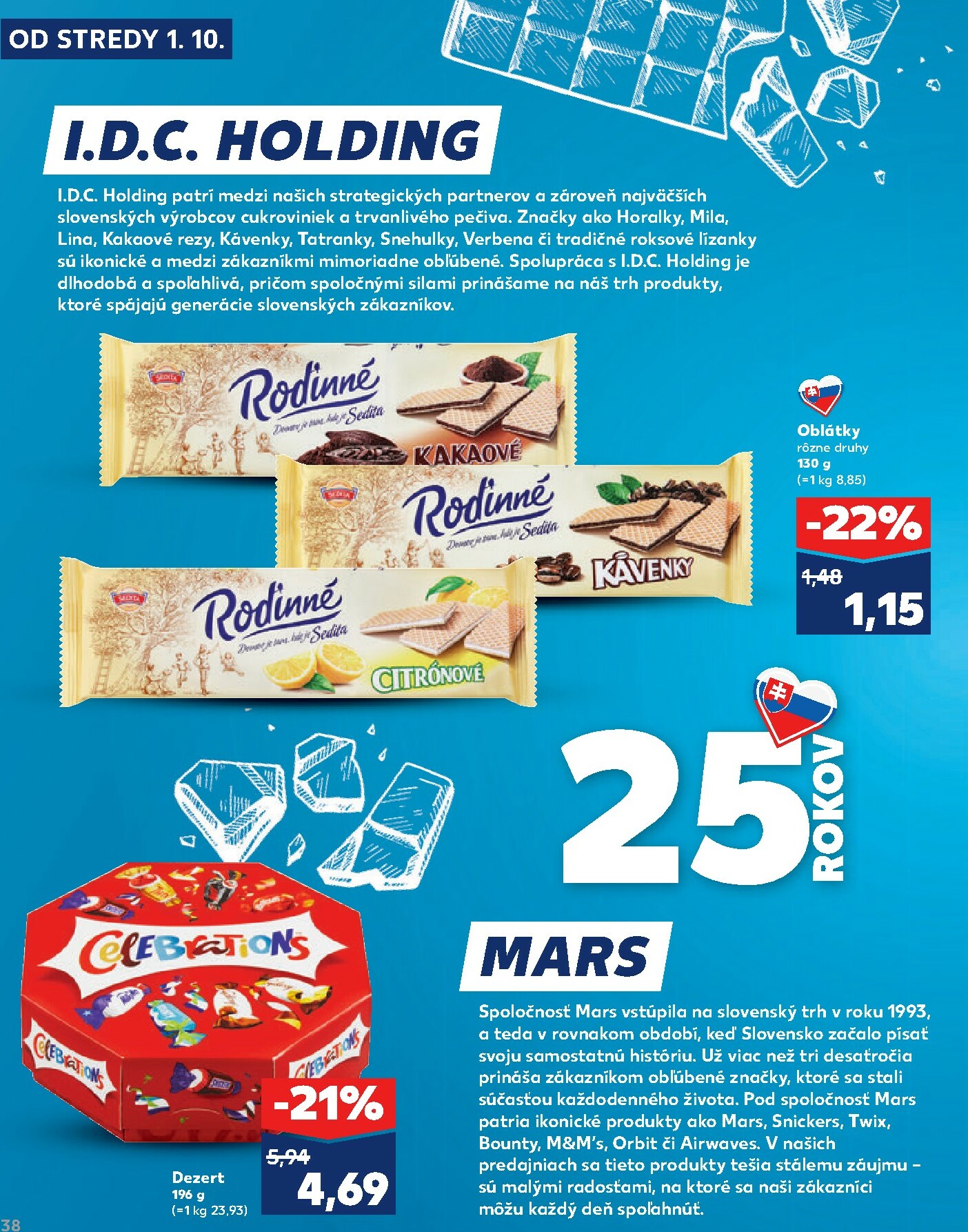 kaufland - Leták Kaufland - Najširší výber značkových výrobkov platný od 01.10. do 31.10. - page: 38