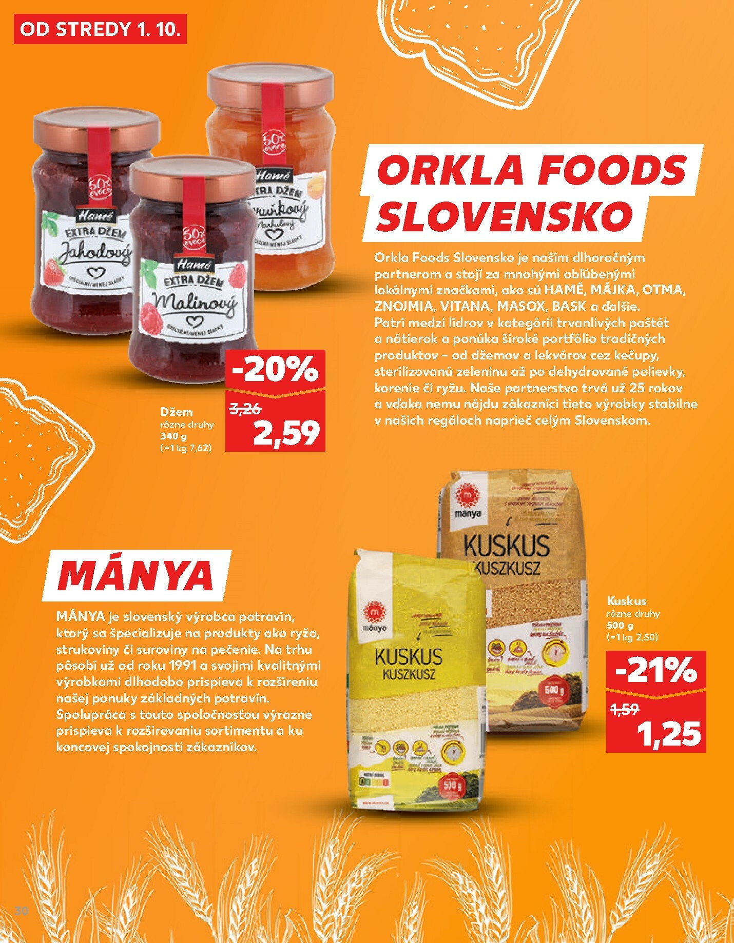 kaufland - Leták Kaufland - Najširší výber značkových výrobkov platný od 01.10. do 31.10. - page: 30