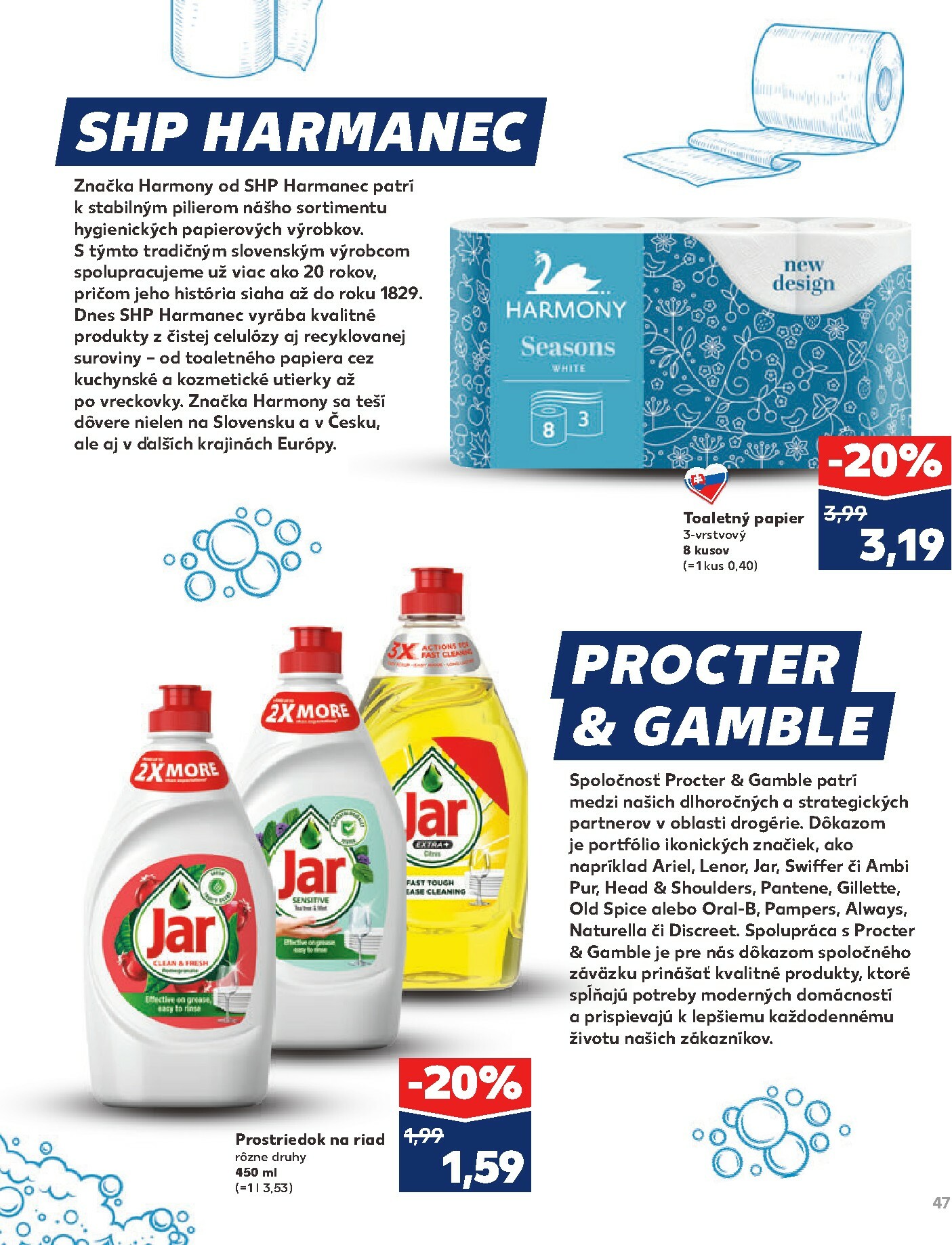 kaufland - Leták Kaufland - Najširší výber značkových výrobkov platný od 01.10. do 31.10. - page: 47