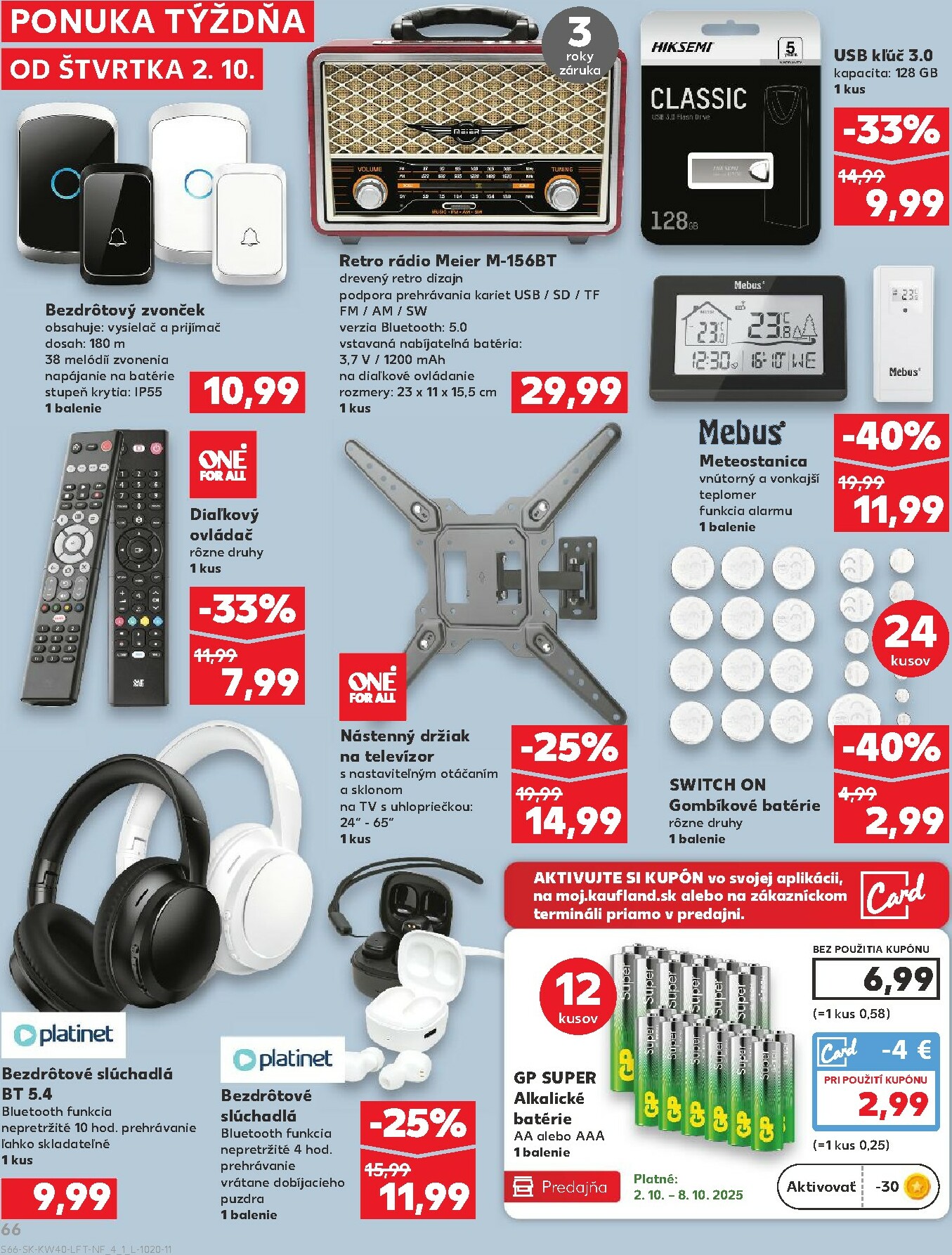 kaufland - Leták Kaufland platný od 02.10. do 08.10. - page: 66