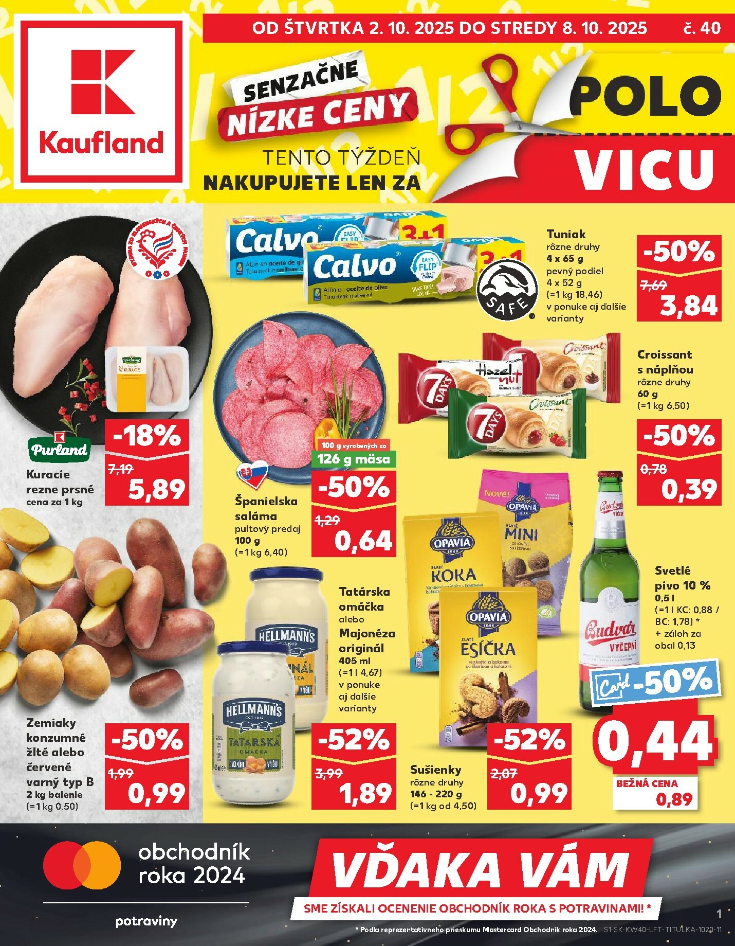 kaufland - Leták Kaufland platný od 02.10. do 08.10. - page: 1
