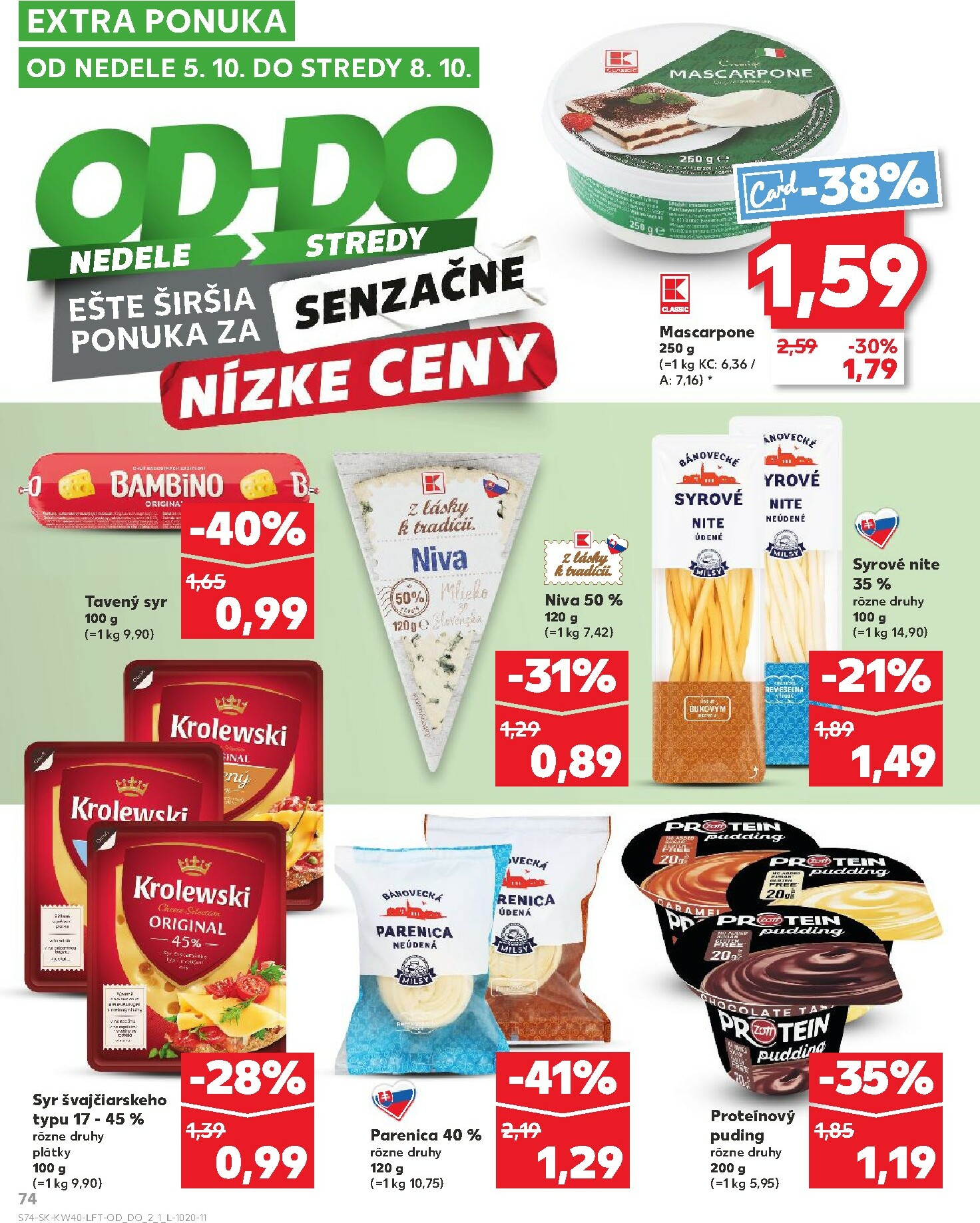 kaufland - Leták Kaufland platný od 02.10. do 08.10. - page: 74