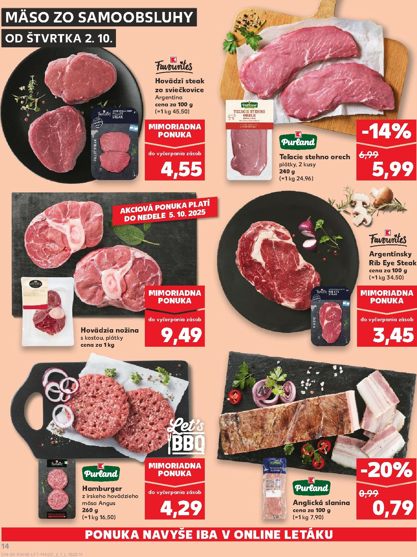 kaufland - Leták Kaufland platný od 02.10. do 08.10. - page: 14