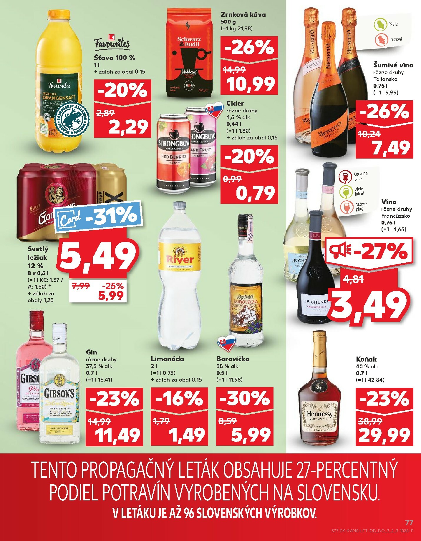 kaufland - Leták Kaufland platný od 02.10. do 08.10. - page: 77
