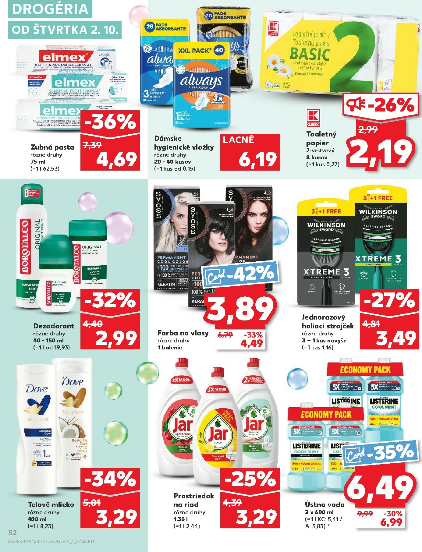 kaufland - Leták Kaufland platný od 02.10. do 08.10. - page: 52