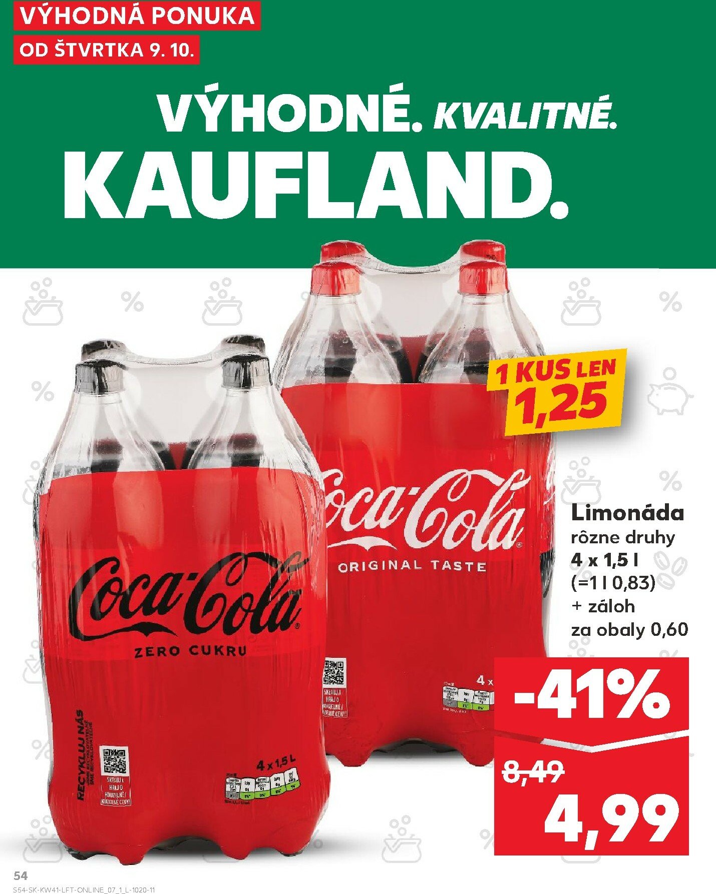 kaufland - Leták Kaufland platný od 09.10. do 15.10. - page: 54 kaufland - Leták Kaufland platný od 09.10. do 15.10. - page: 54