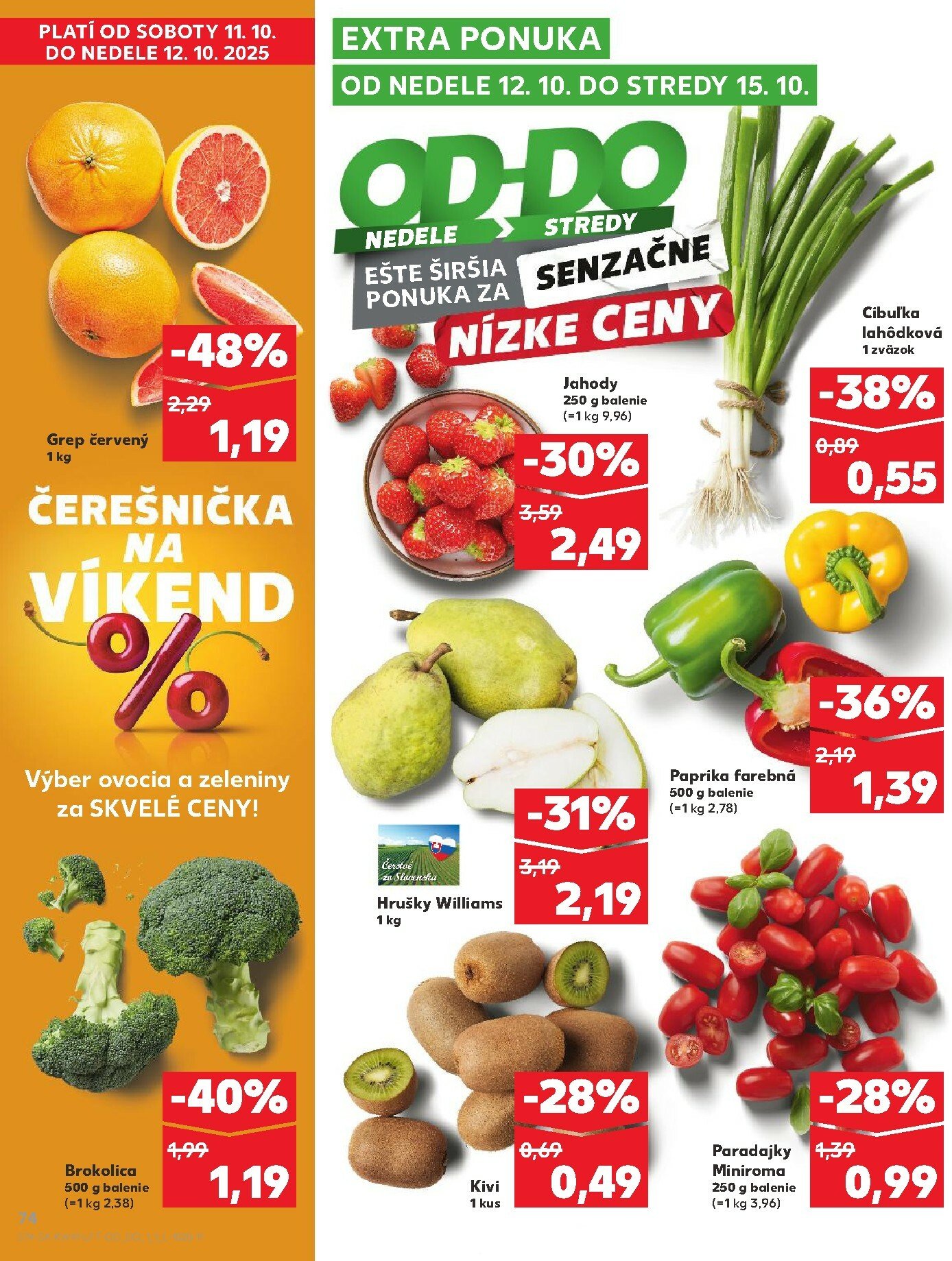 kaufland - Leták Kaufland platný od 09.10. do 15.10. - page: 74 kaufland - Leták Kaufland platný od 09.10. do 15.10. - page: 74