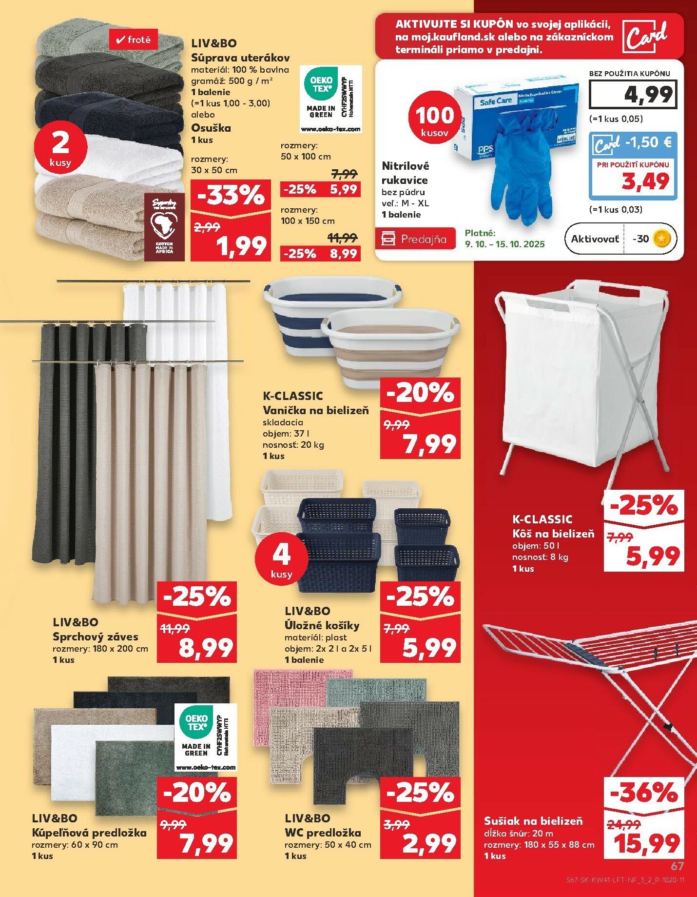 kaufland - Leták Kaufland platný od 09.10. do 15.10. - page: 67 kaufland - Leták Kaufland platný od 09.10. do 15.10. - page: 67
