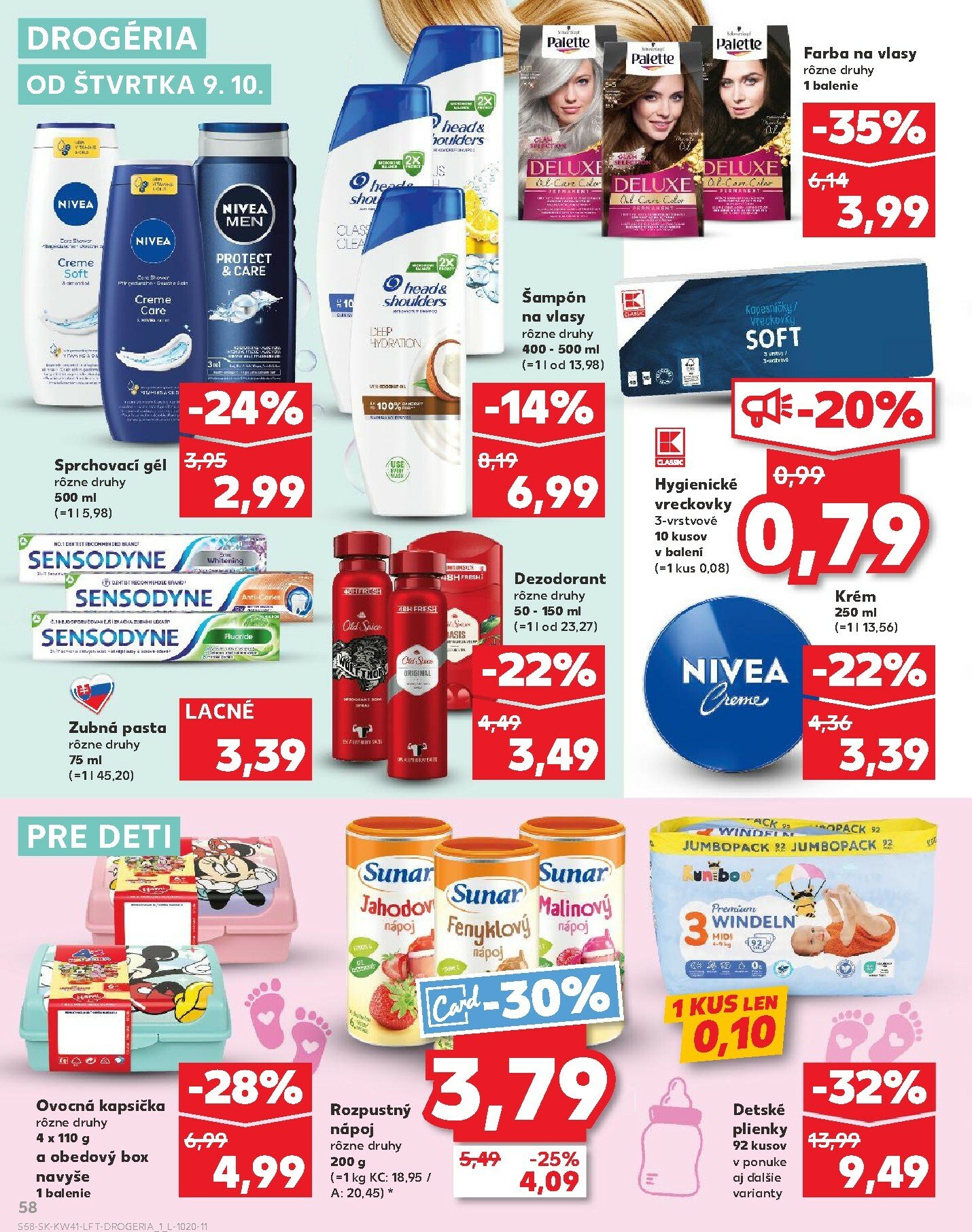 kaufland - Leták Kaufland platný od 09.10. do 15.10. - page: 58 kaufland - Leták Kaufland platný od 09.10. do 15.10. - page: 58