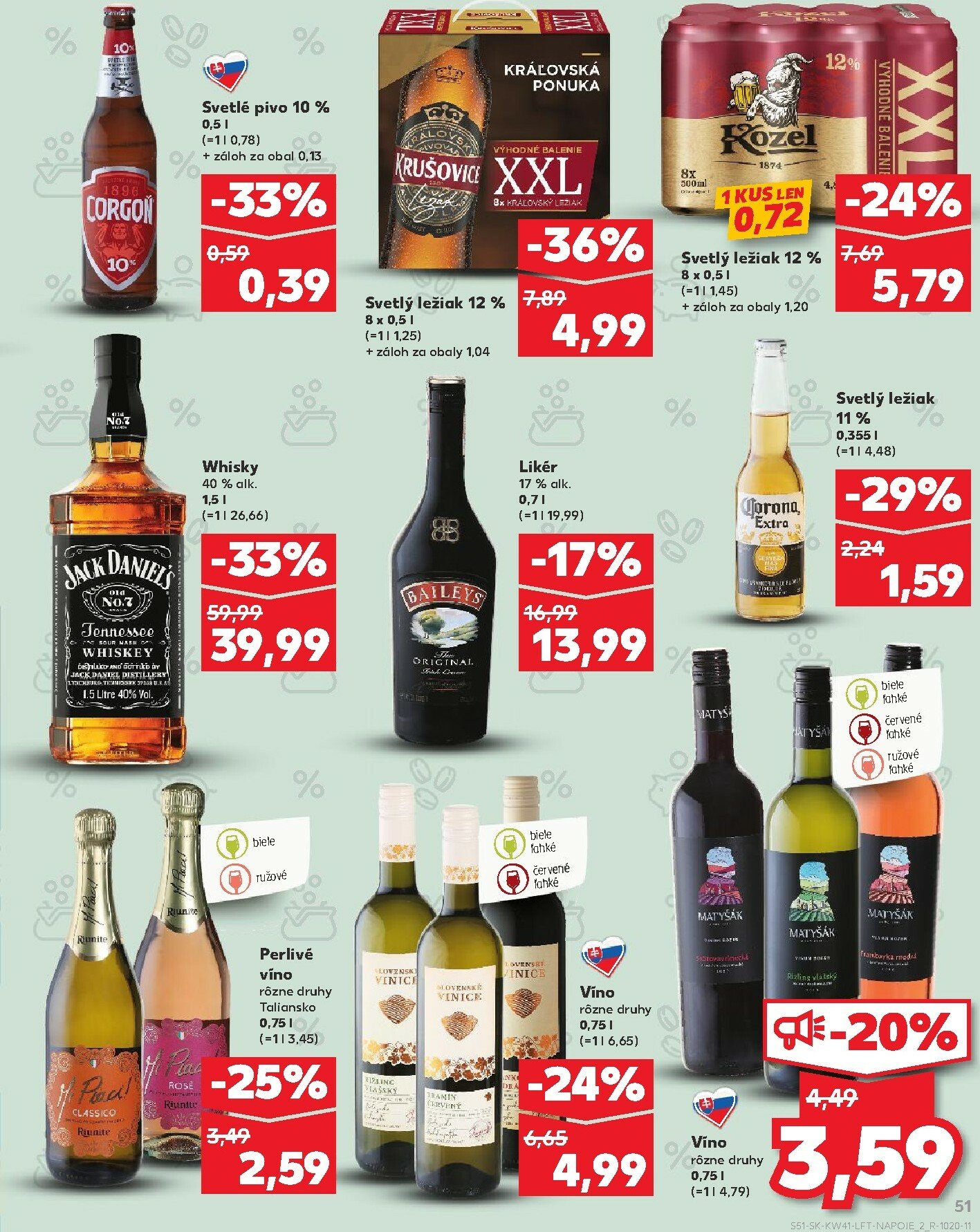 kaufland - Leták Kaufland platný od 09.10. do 15.10. - page: 51 kaufland - Leták Kaufland platný od 09.10. do 15.10. - page: 51