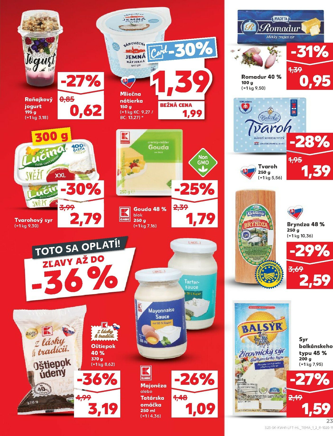 kaufland - Leták Kaufland platný od 09.10. do 15.10. - page: 23 kaufland - Leták Kaufland platný od 09.10. do 15.10. - page: 23