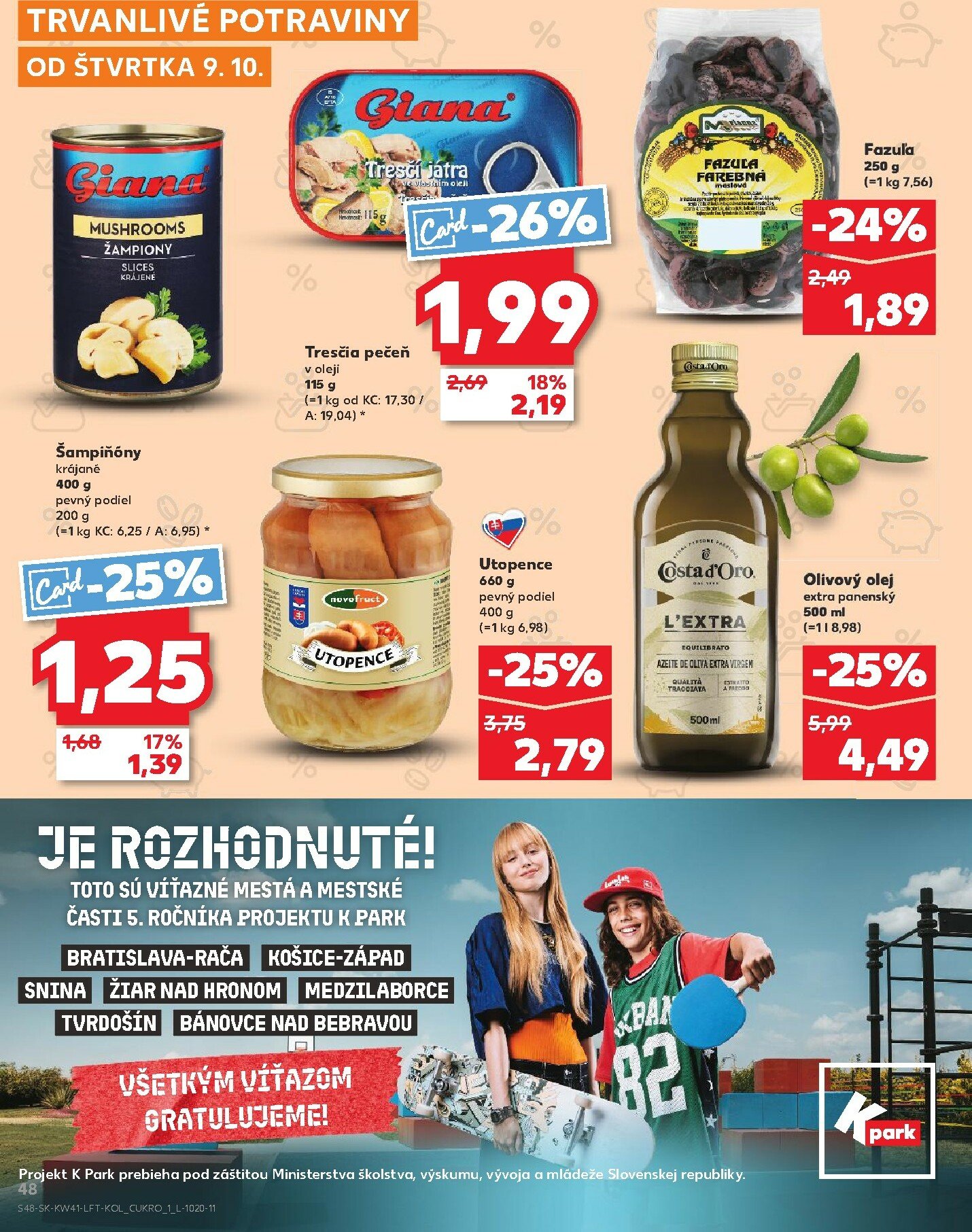 kaufland - Leták Kaufland platný od 09.10. do 15.10. - page: 48 kaufland - Leták Kaufland platný od 09.10. do 15.10. - page: 48