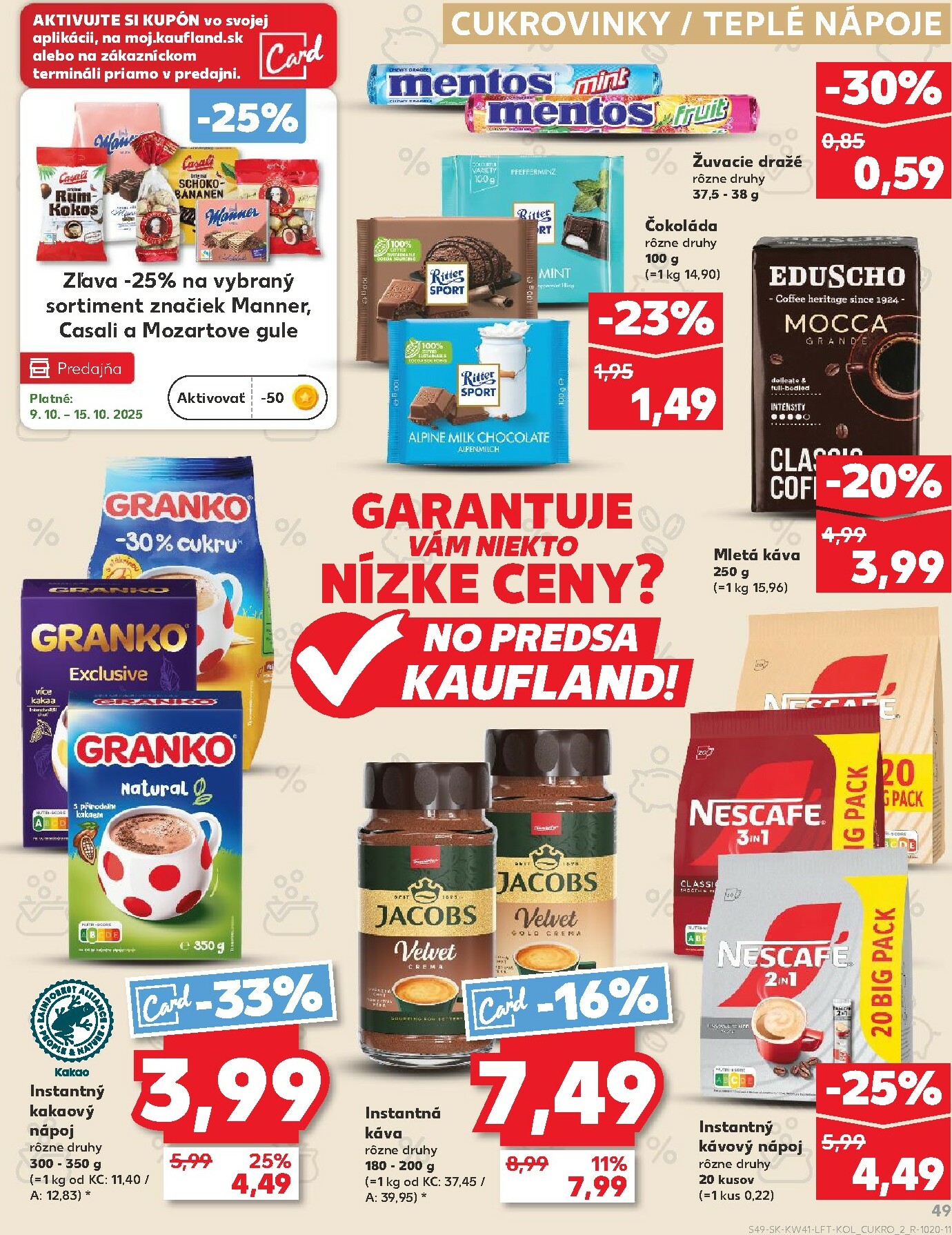 kaufland - Leták Kaufland platný od 09.10. do 15.10. - page: 49 kaufland - Leták Kaufland platný od 09.10. do 15.10. - page: 49