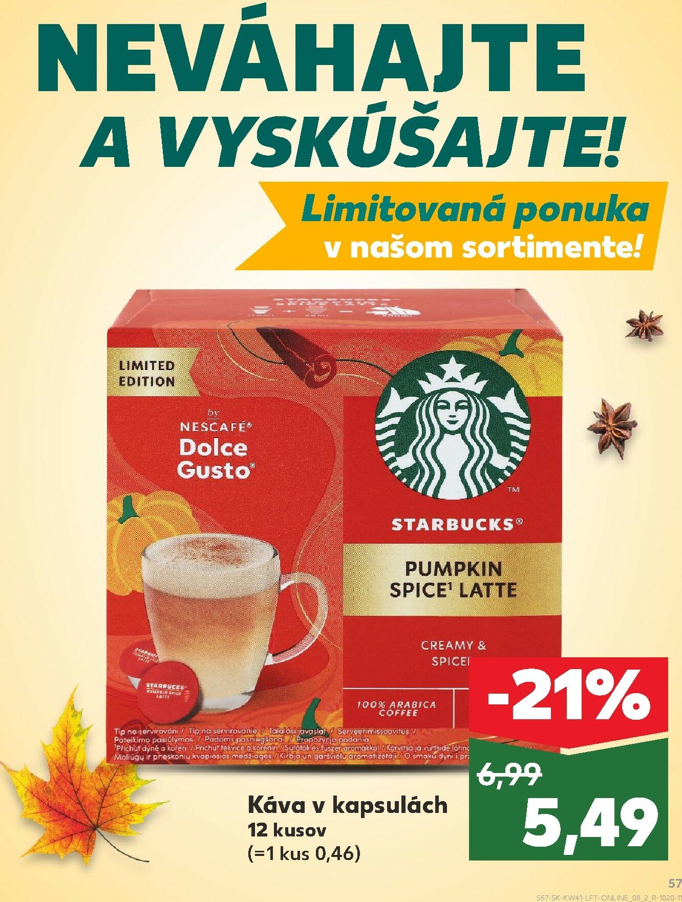 kaufland - Leták Kaufland platný od 09.10. do 15.10. - page: 57 kaufland - Leták Kaufland platný od 09.10. do 15.10. - page: 57