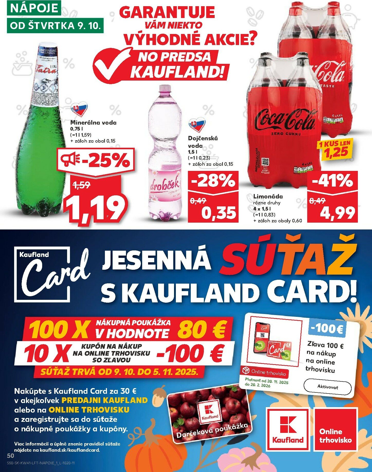 kaufland - Leták Kaufland platný od 09.10. do 15.10. - page: 50 kaufland - Leták Kaufland platný od 09.10. do 15.10. - page: 50