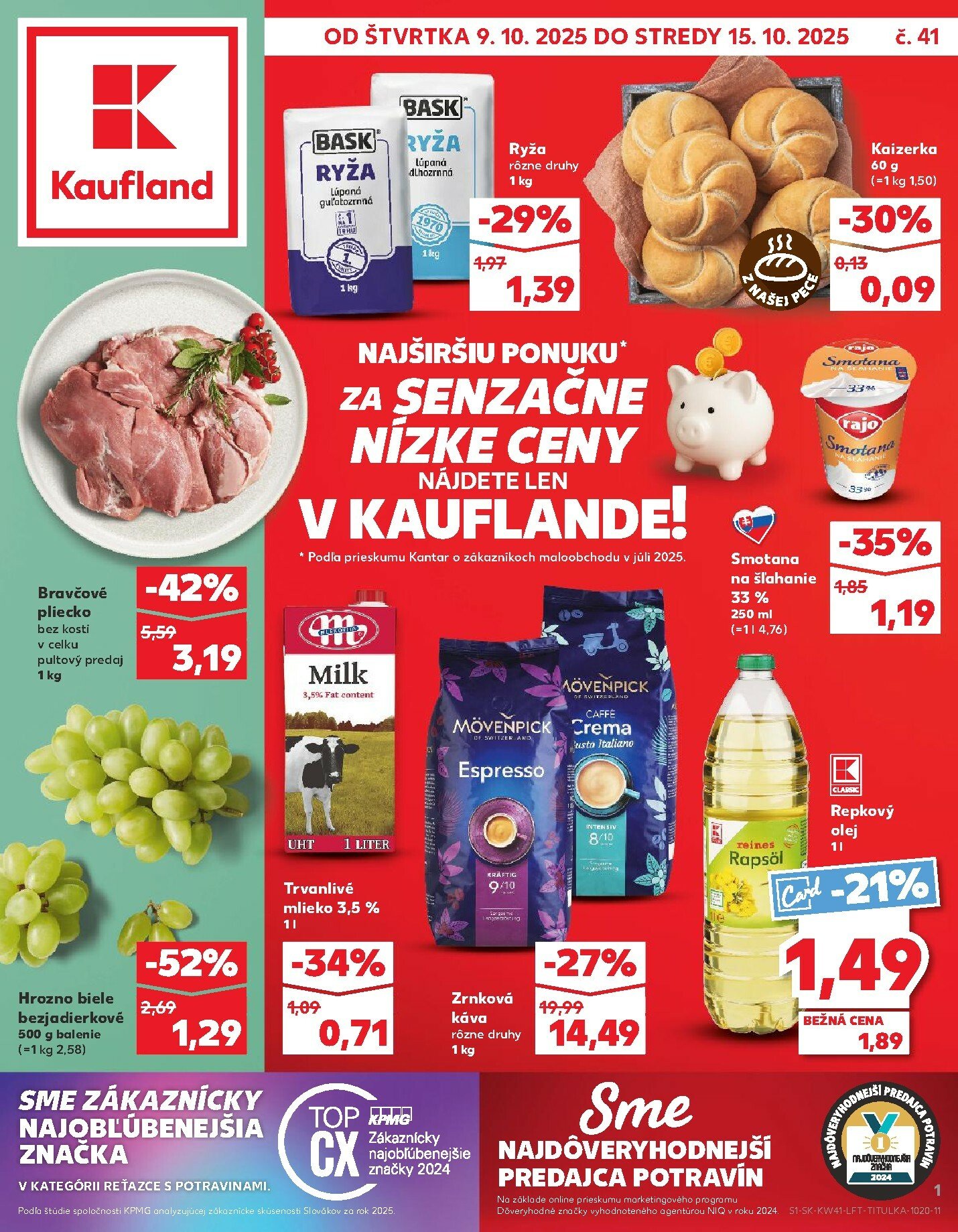 kaufland - Leták Kaufland platný od 09.10. do 15.10.